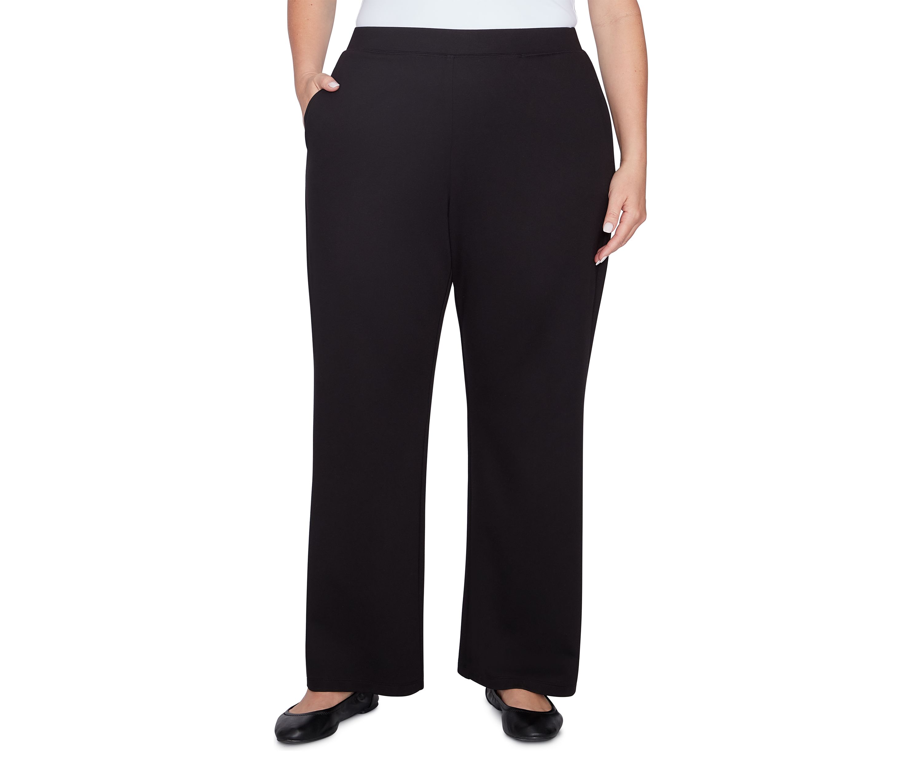 Plus Size Luxe Knit Pull On Pants