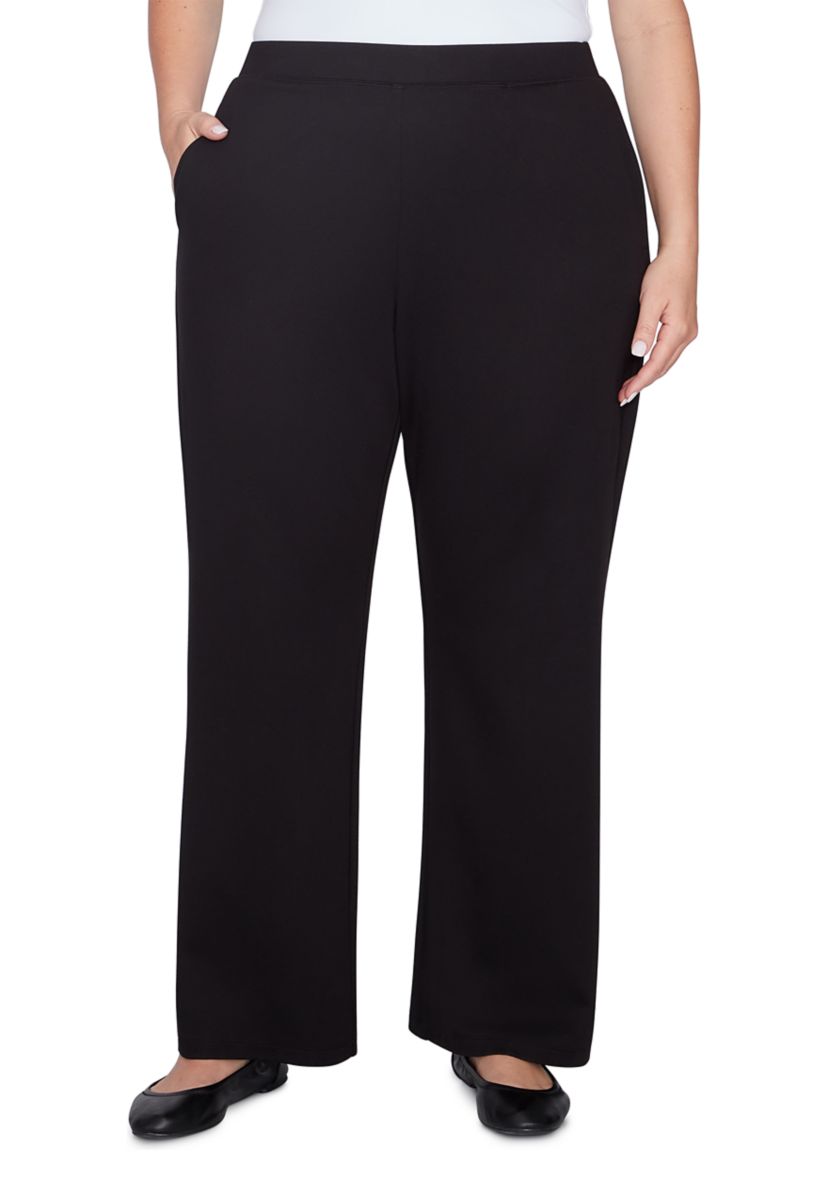 Plus Size Luxe Knit Pull On Pants
