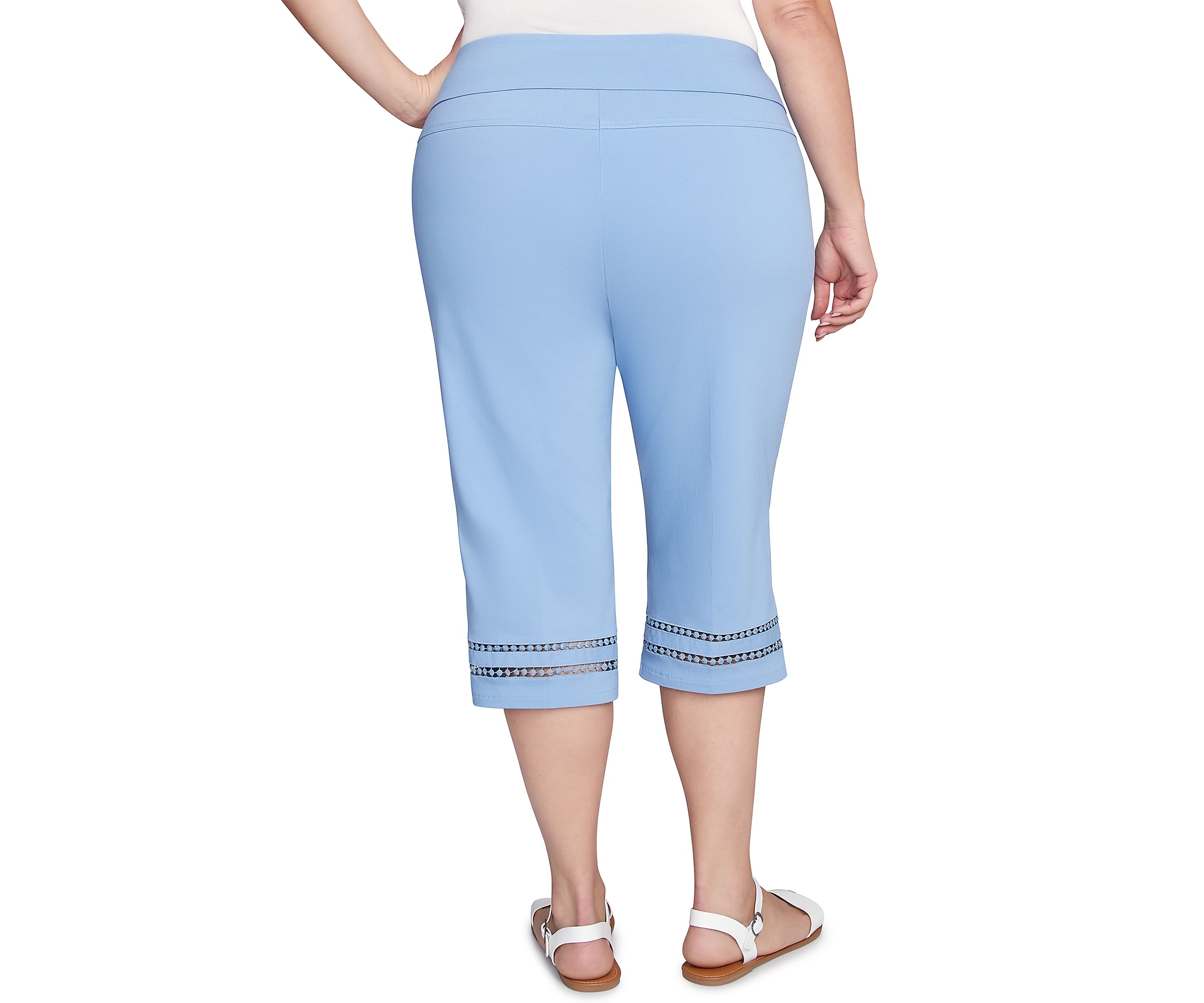 Plus Size Dreamy Pull On Tech Clamdigger Pants