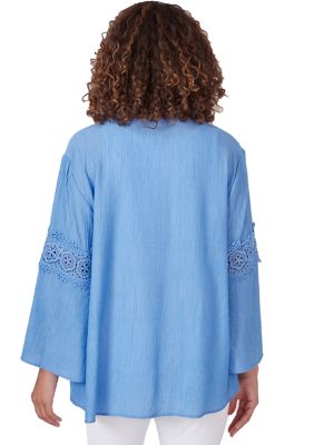 Women's Solid Bali Lace Top