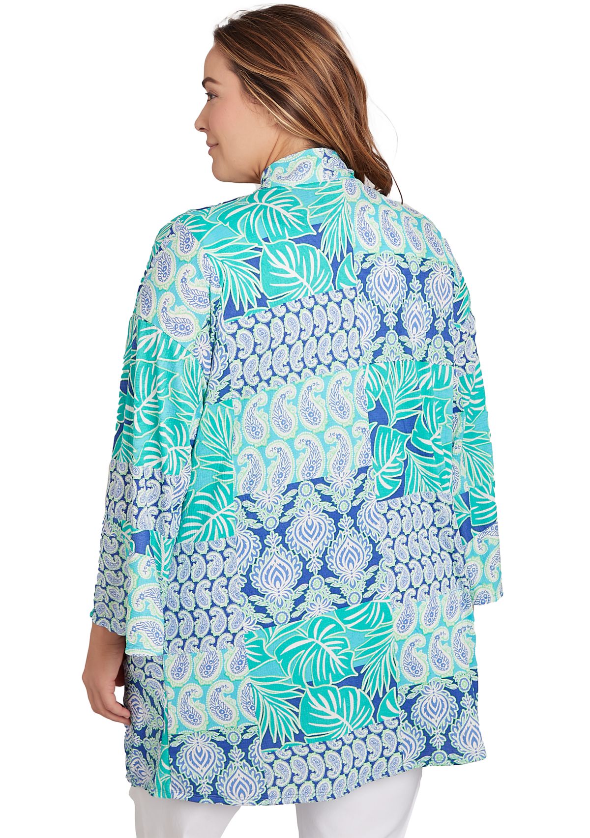 Bali Patchwork Knit Cardigan