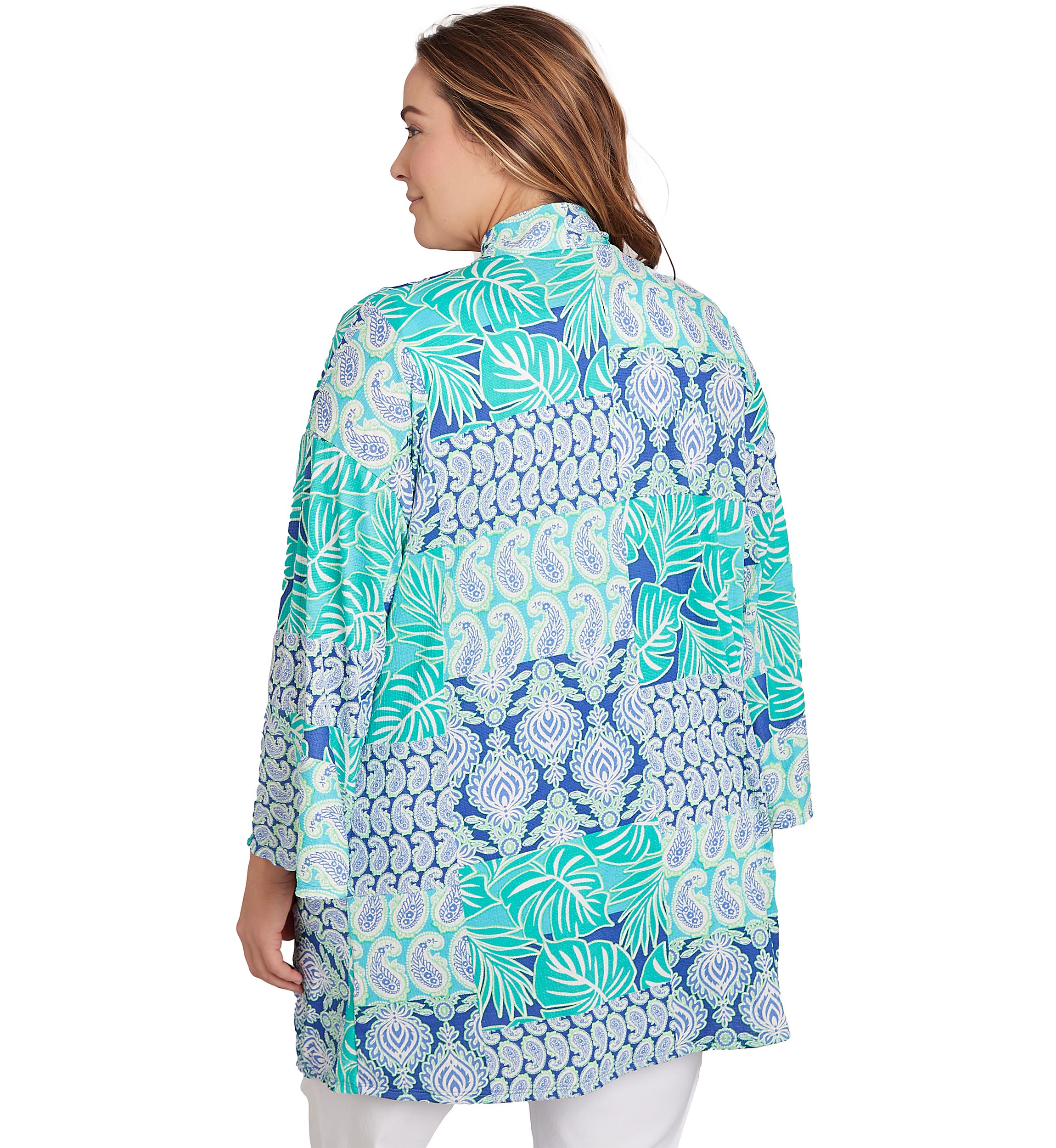 Bali Patchwork Knit Cardigan