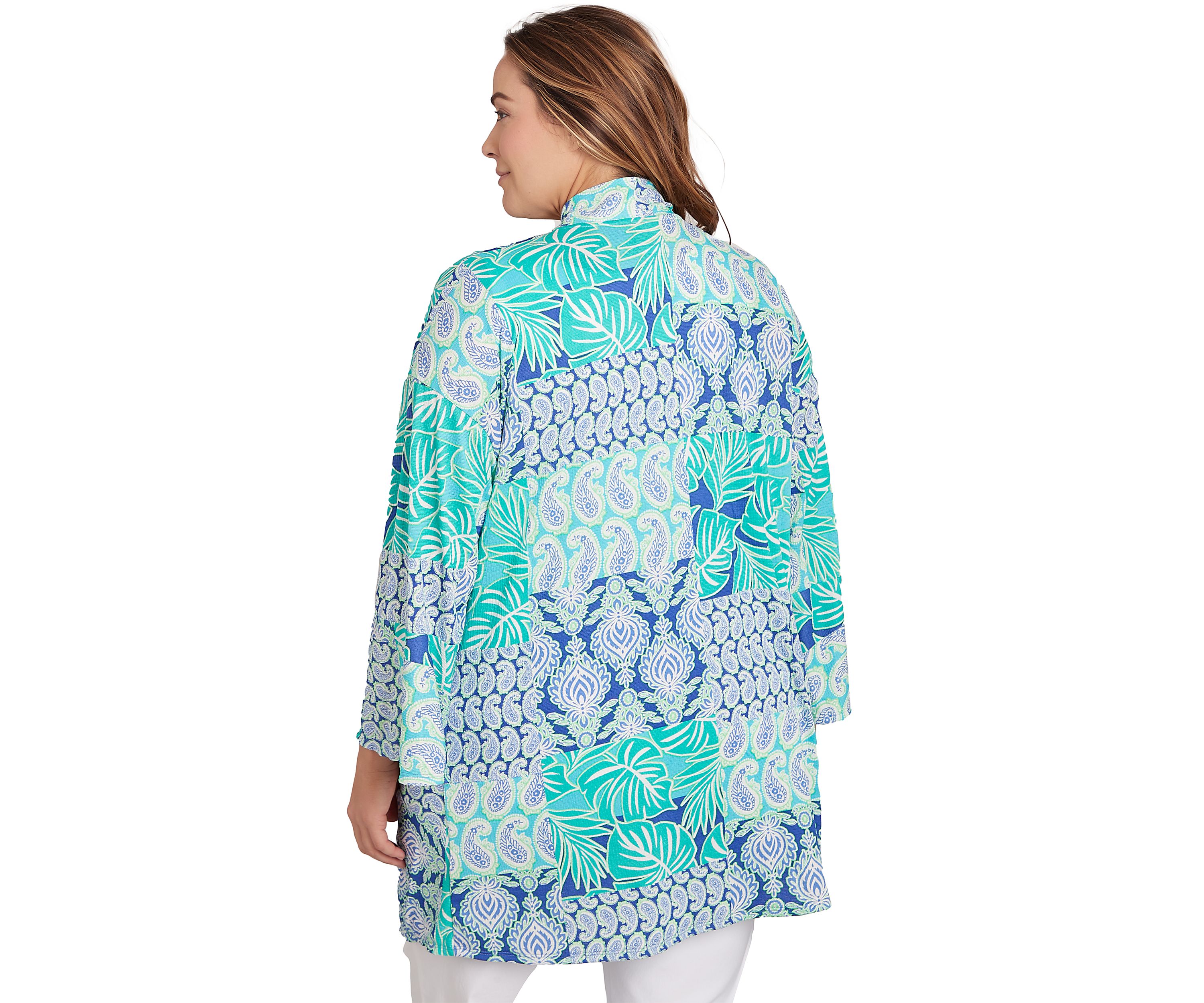 Bali Patchwork Knit Cardigan