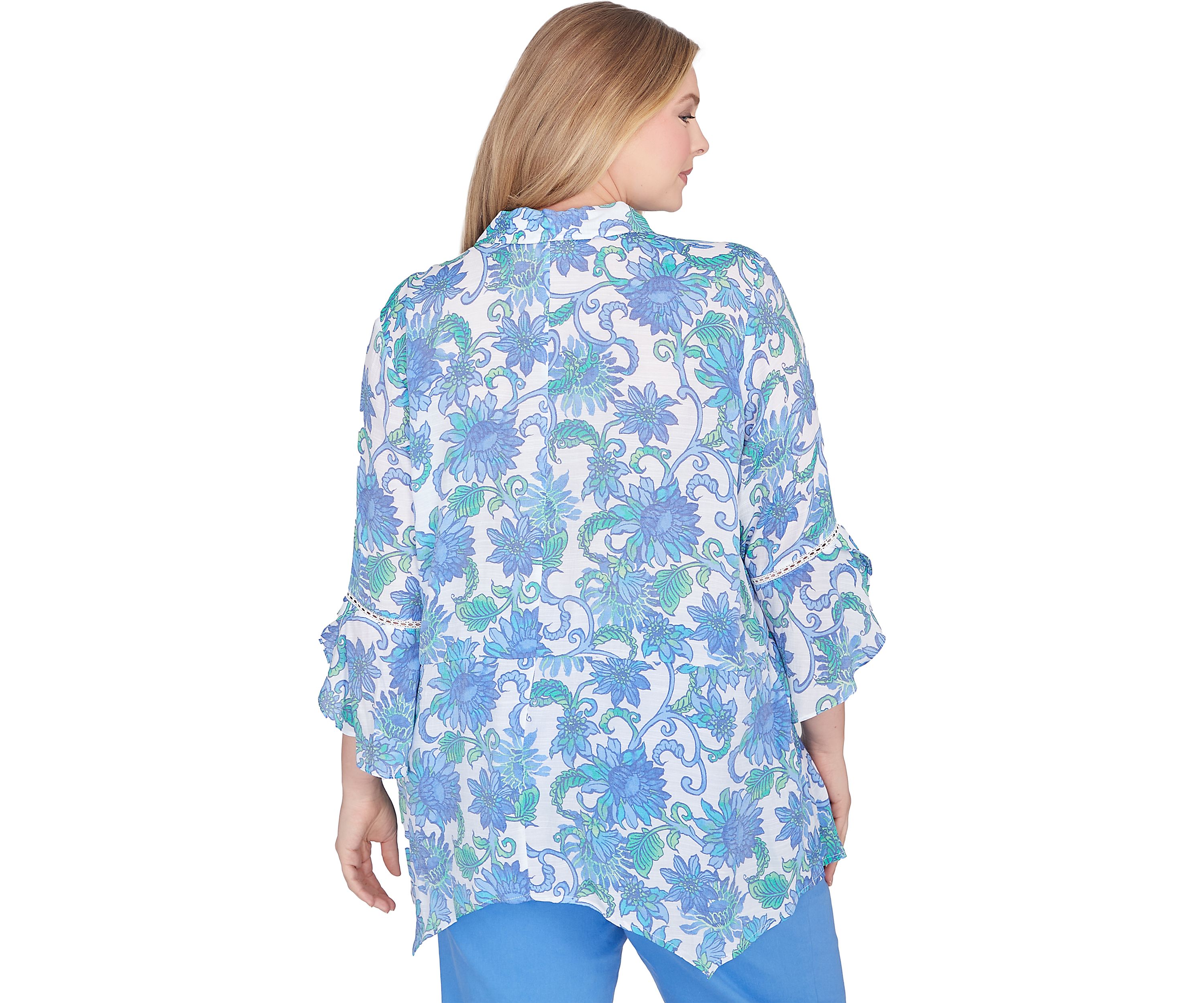 Plus Size Bali Floral Top