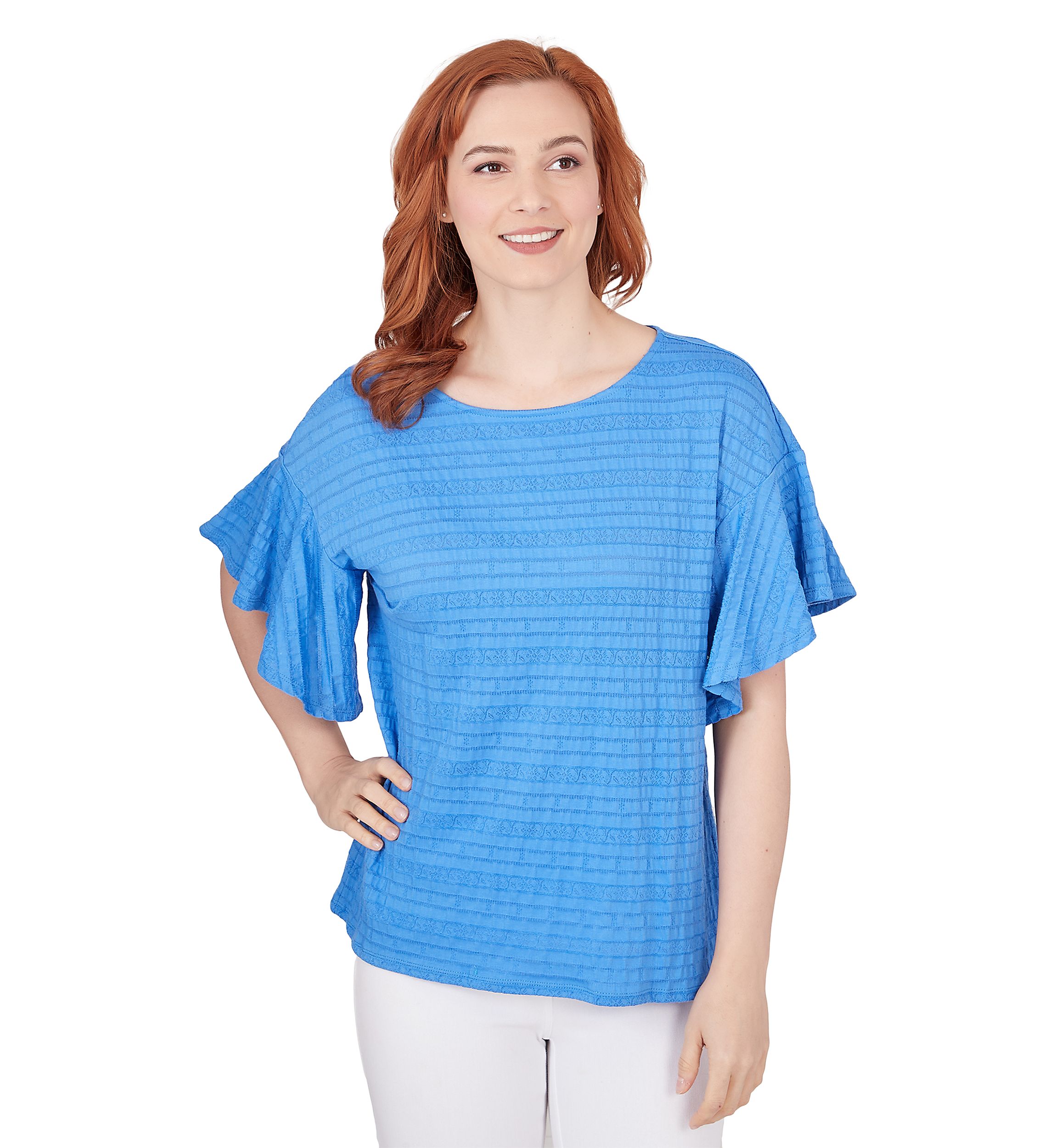Petite Decorative Smocked Top