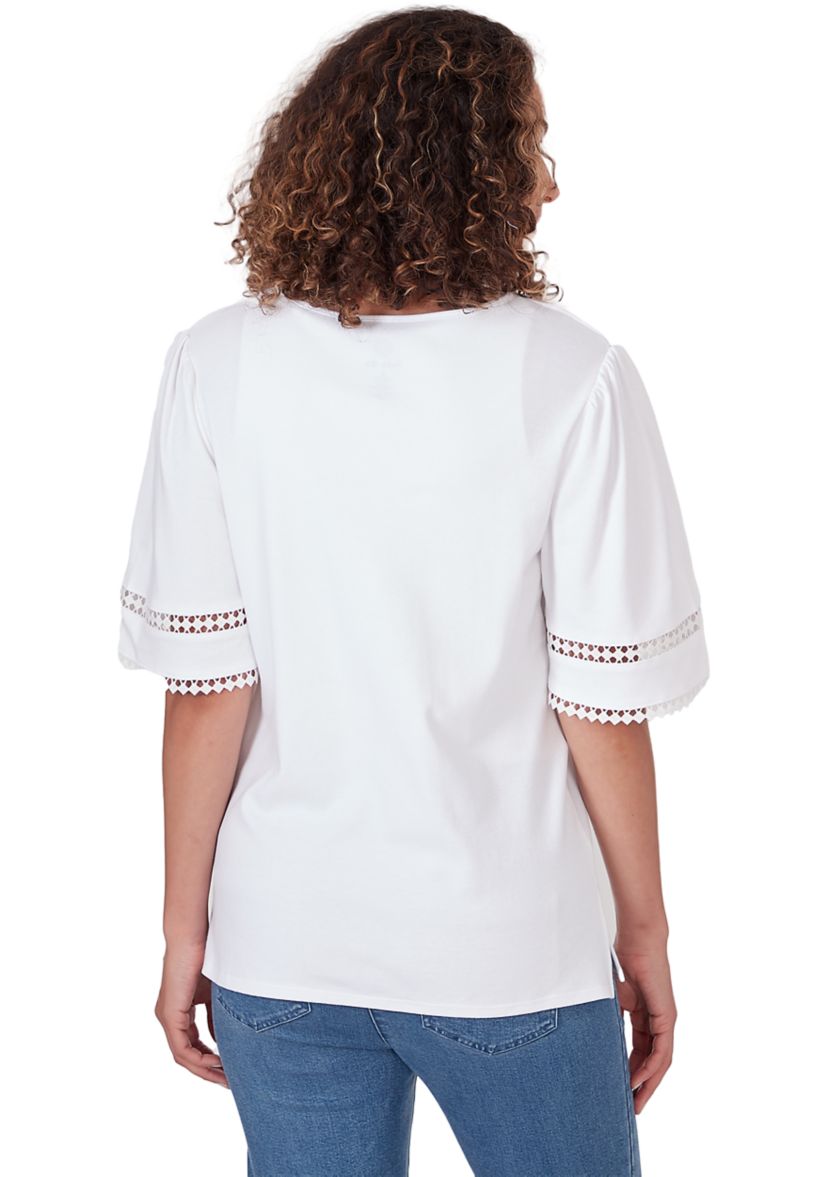 Womens Interlock Knit Top