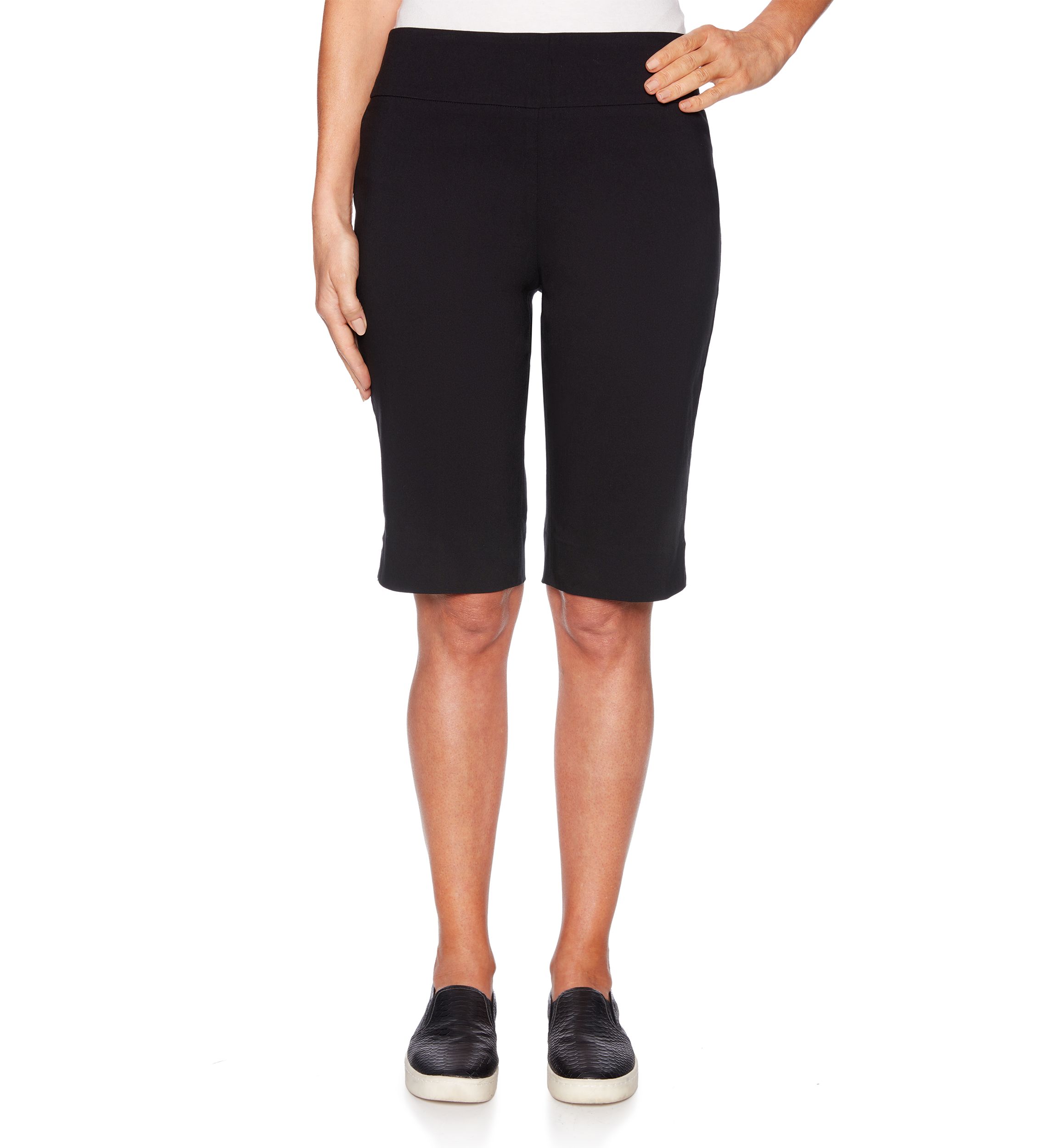 Womens Pull On Tech Bermuda Shorts