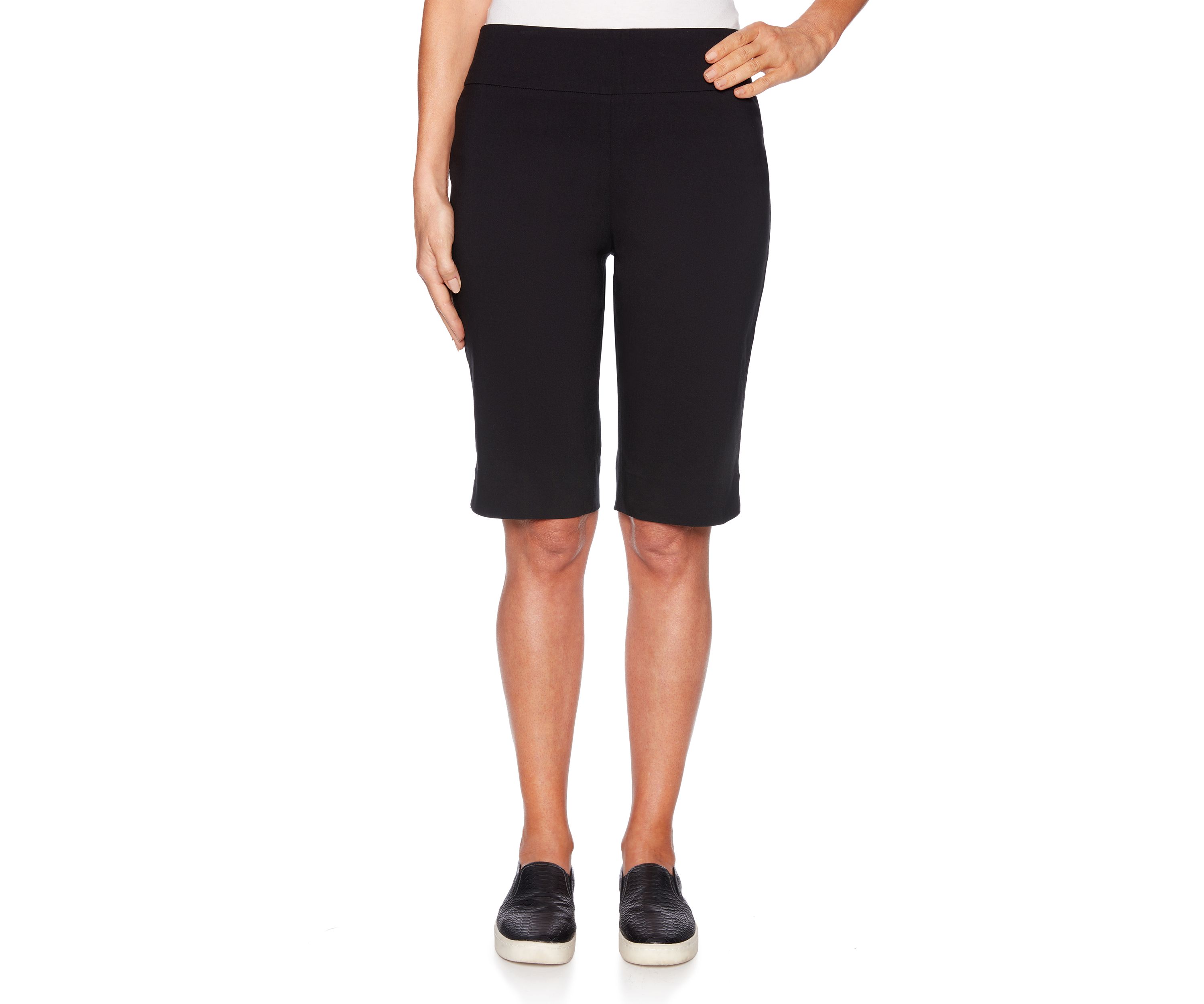 Womens Pull On Tech Bermuda Shorts