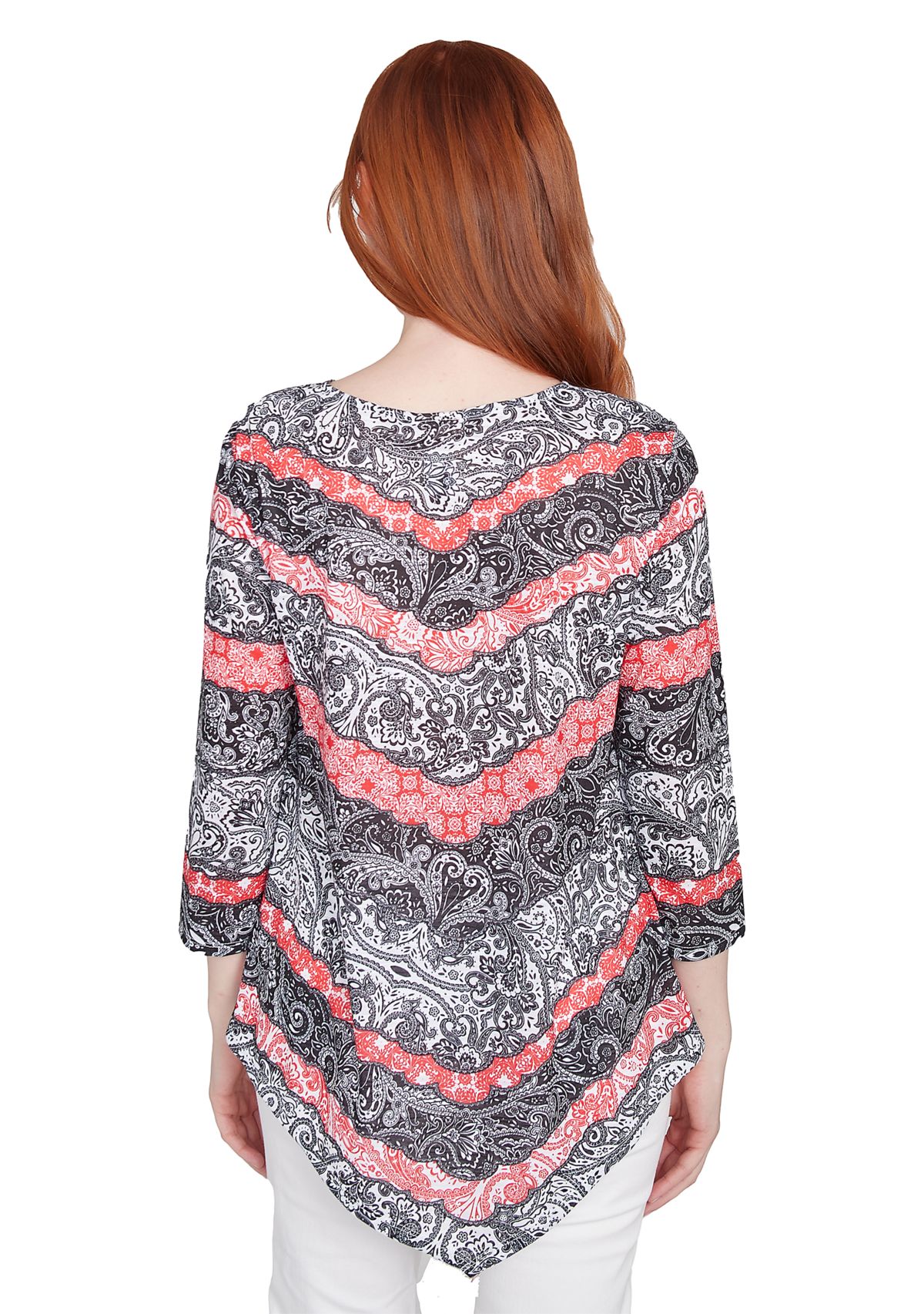 Womens Lace Chevron Sublimation Jersey Top