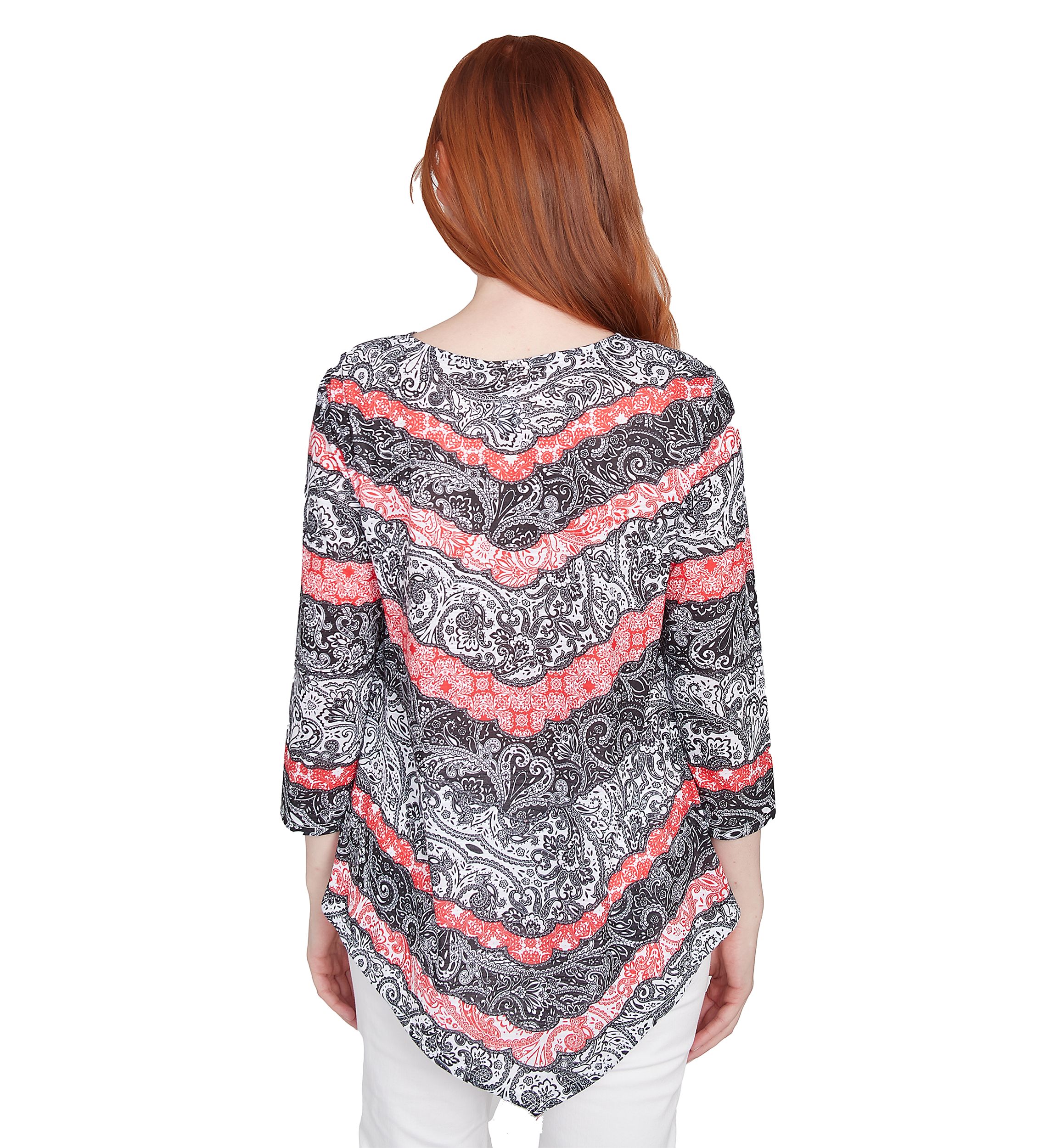 Womens Lace Chevron Sublimation Jersey Top