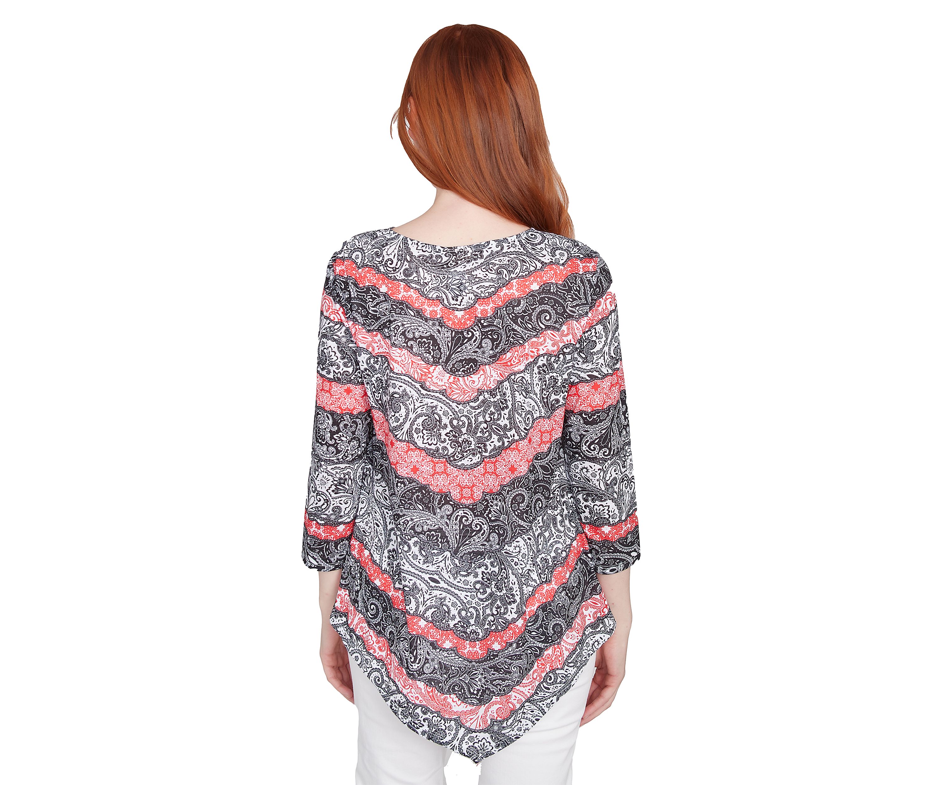 Womens Lace Chevron Sublimation Jersey Top