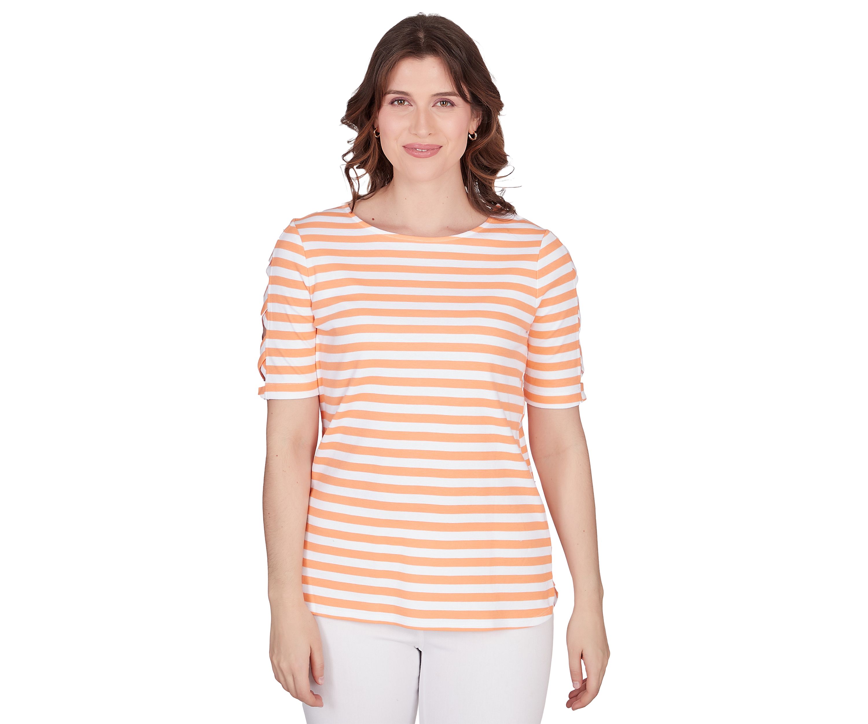 Womens Striped Cotton Top