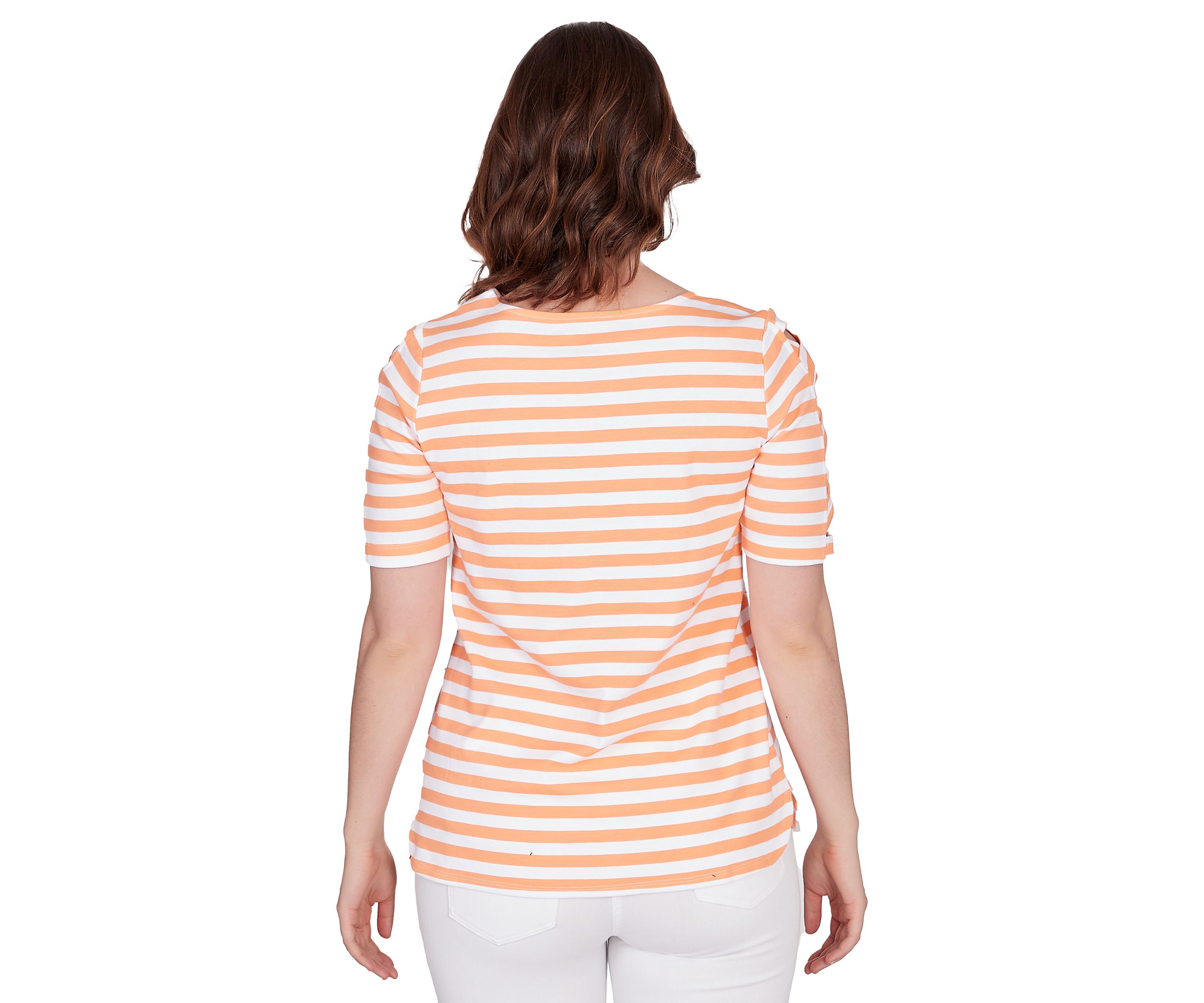 Womens Striped Cotton Top