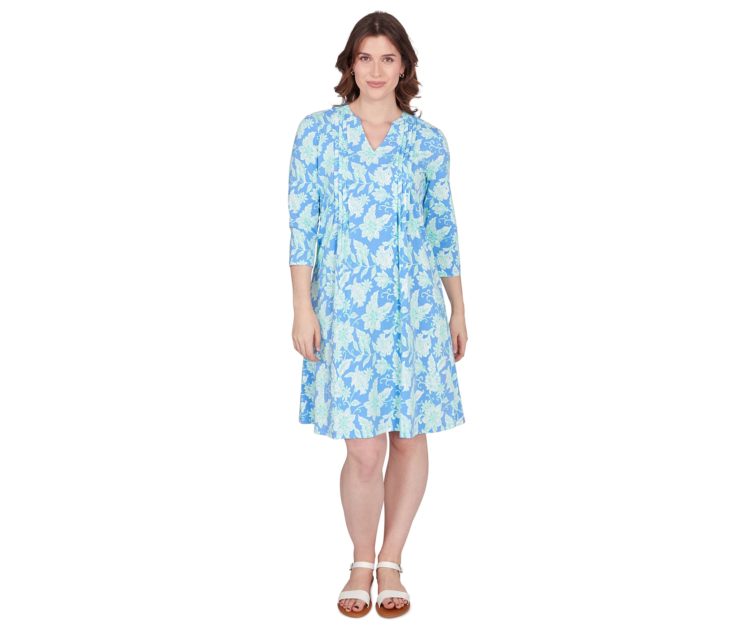 Womens Flowy Floral Dress