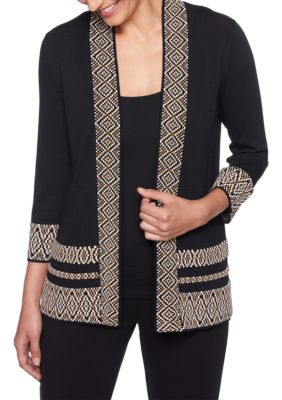 petite shawl collar cardigan
