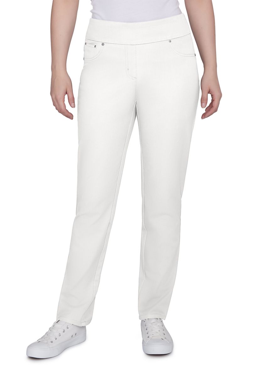 Petite Soft Hand Twill Bi Stretch Pull On Pants