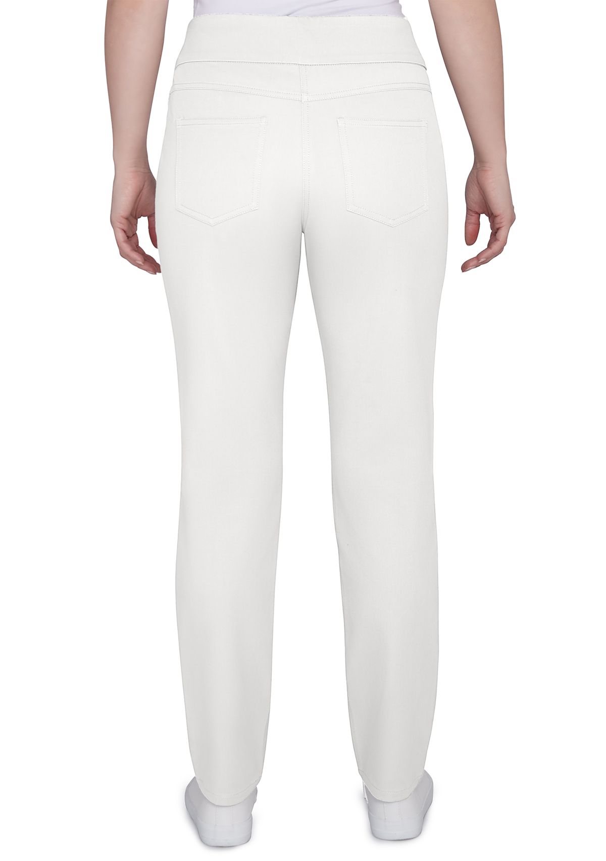 Petite Soft Hand Twill Bi Stretch Pull On Pants