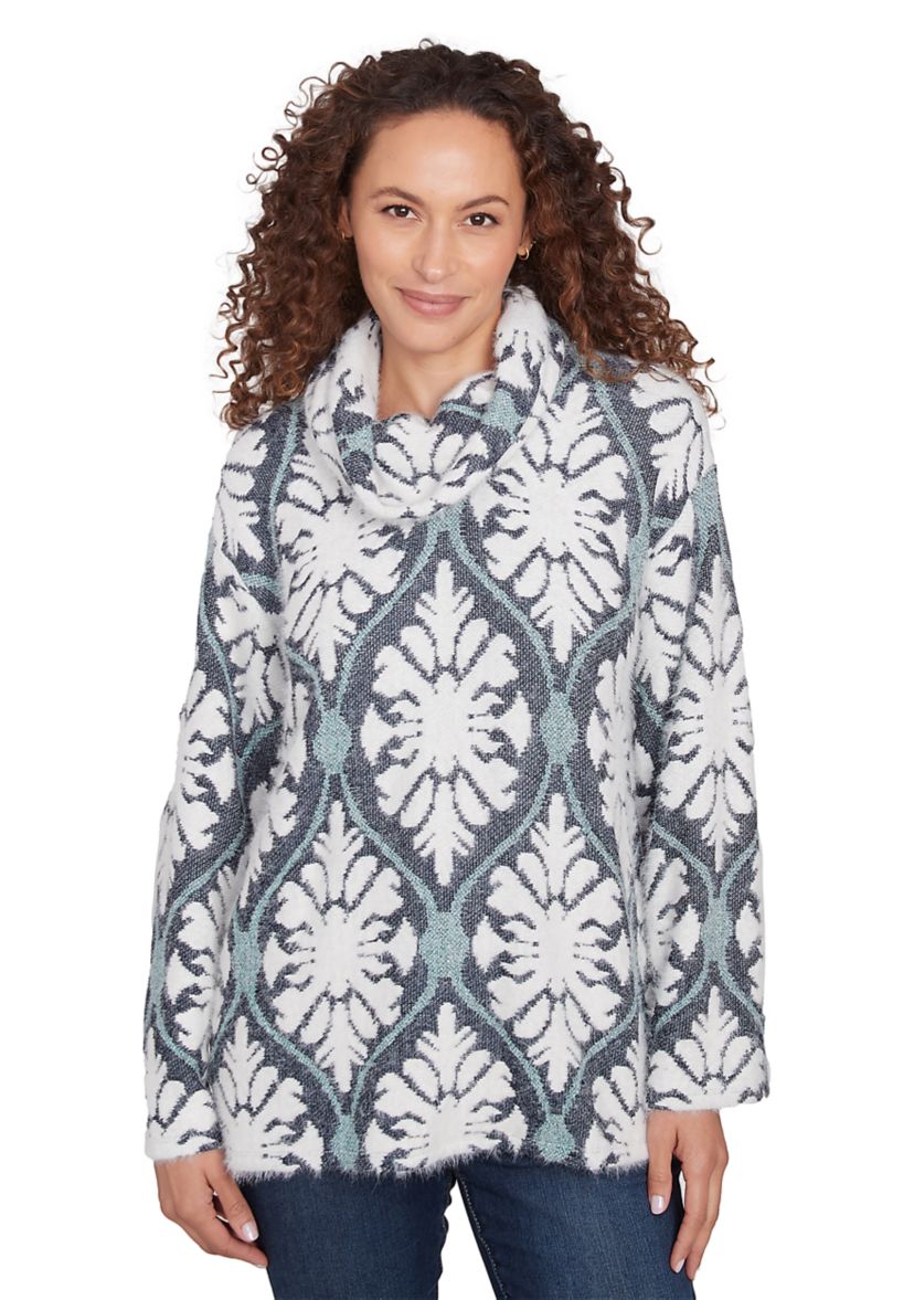 Petite Jewel Tile Sweater