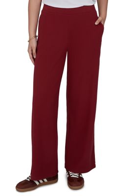 Ruby Rd Women's Rib Knit Pants
