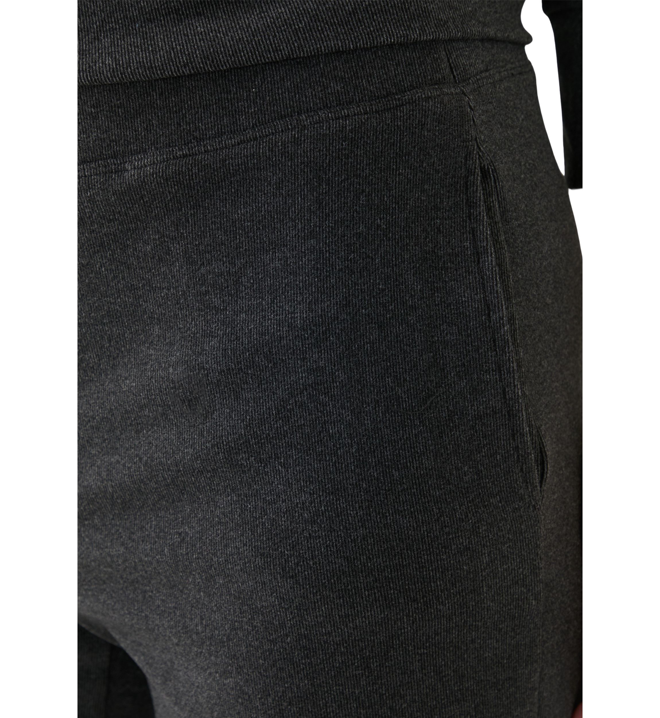 Womens Luxe Stretch Rib Knit Straight Leg Pull On Pants