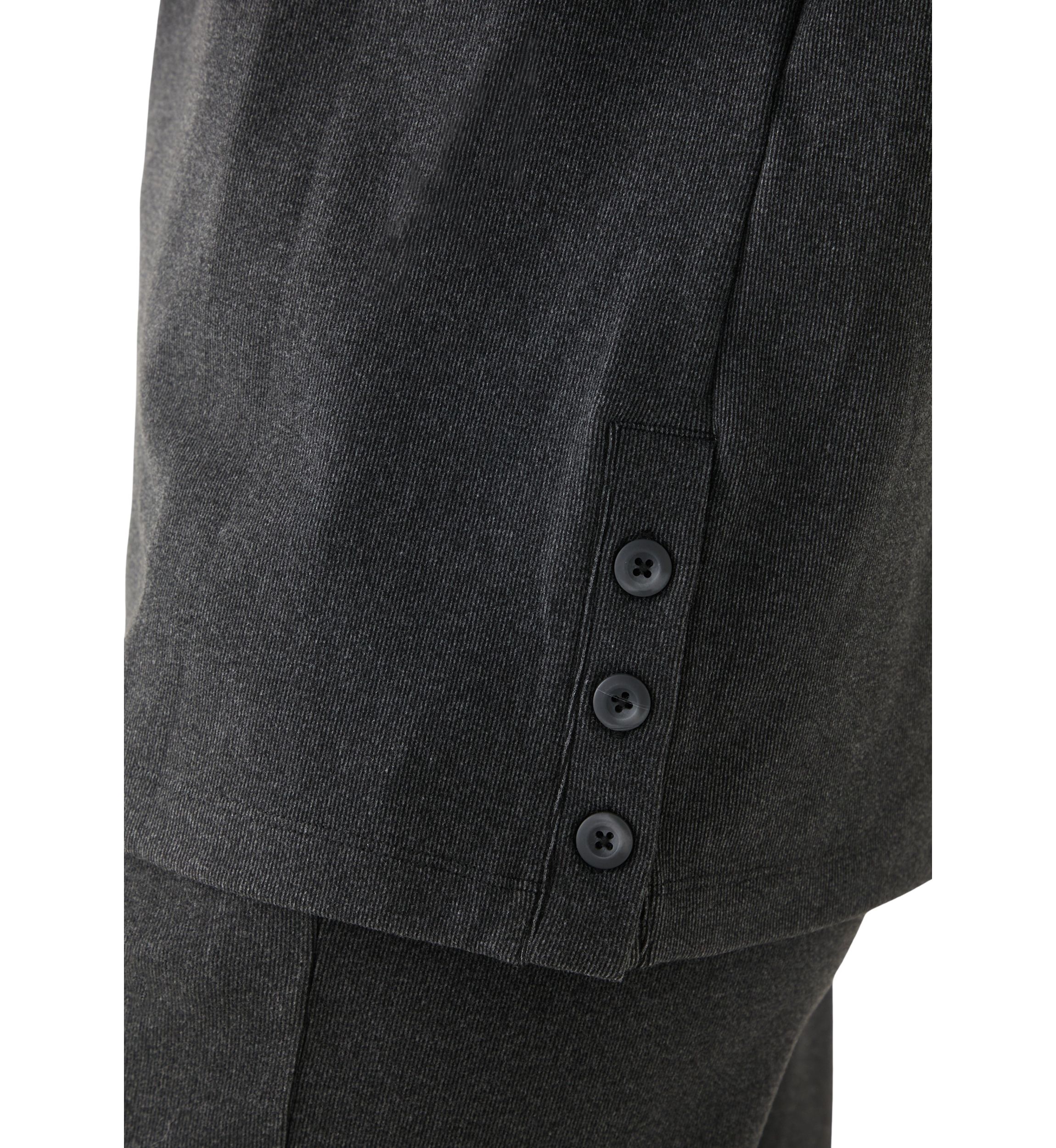 Womens Ribbed Knit Button Detail Sweater