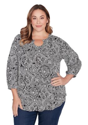 Ruby rd plus size tops on sale