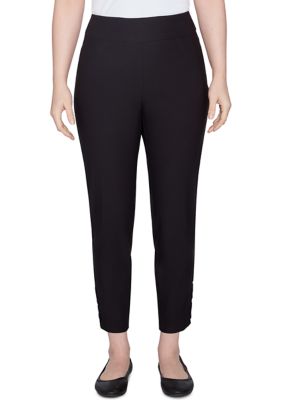 Petite Pull-On Tech Ankle Pants