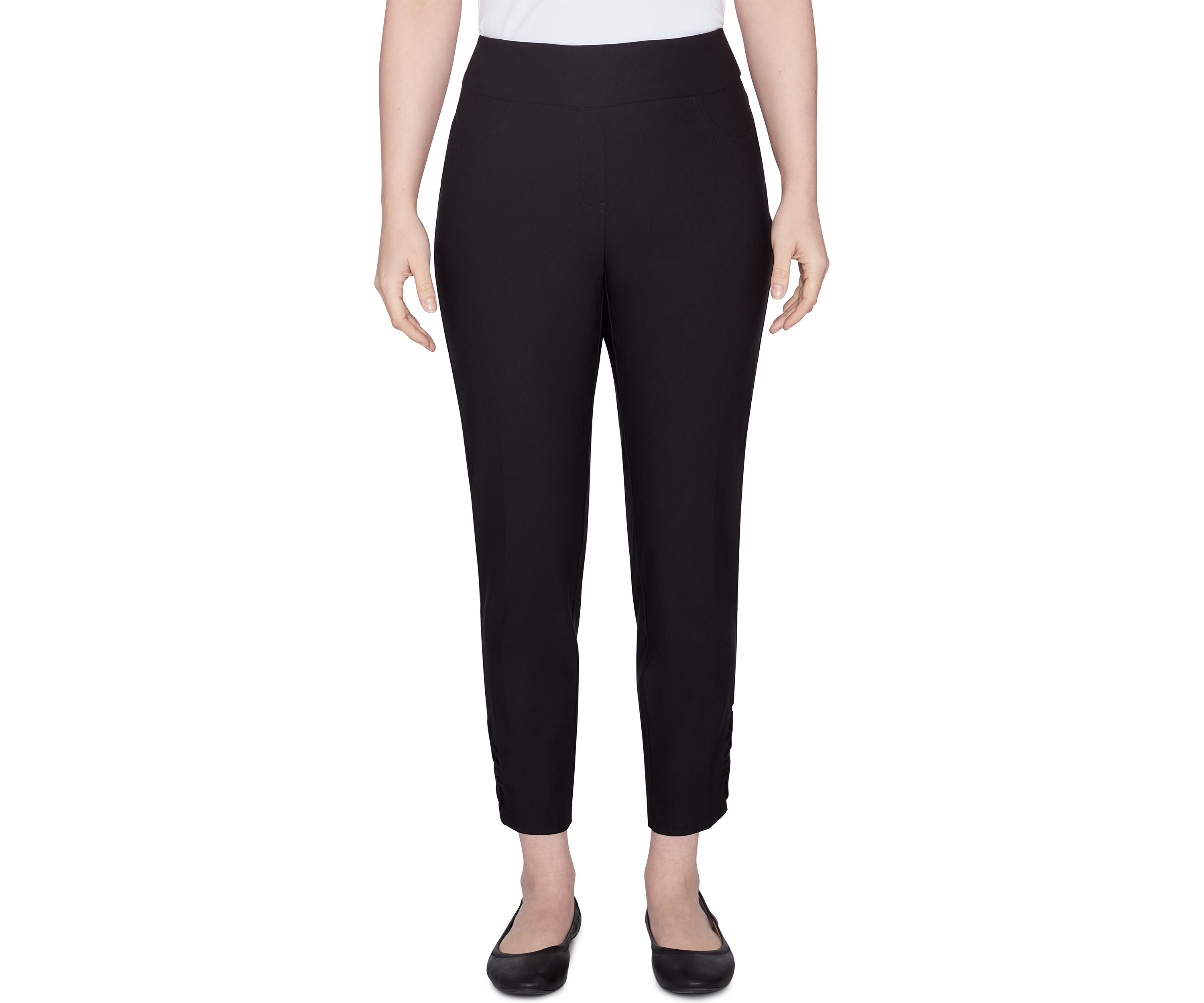 Petite Pull-On Tech Ankle Pants