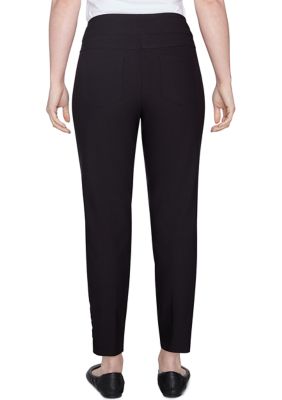 Petite Pull-On Tech Ankle Pants