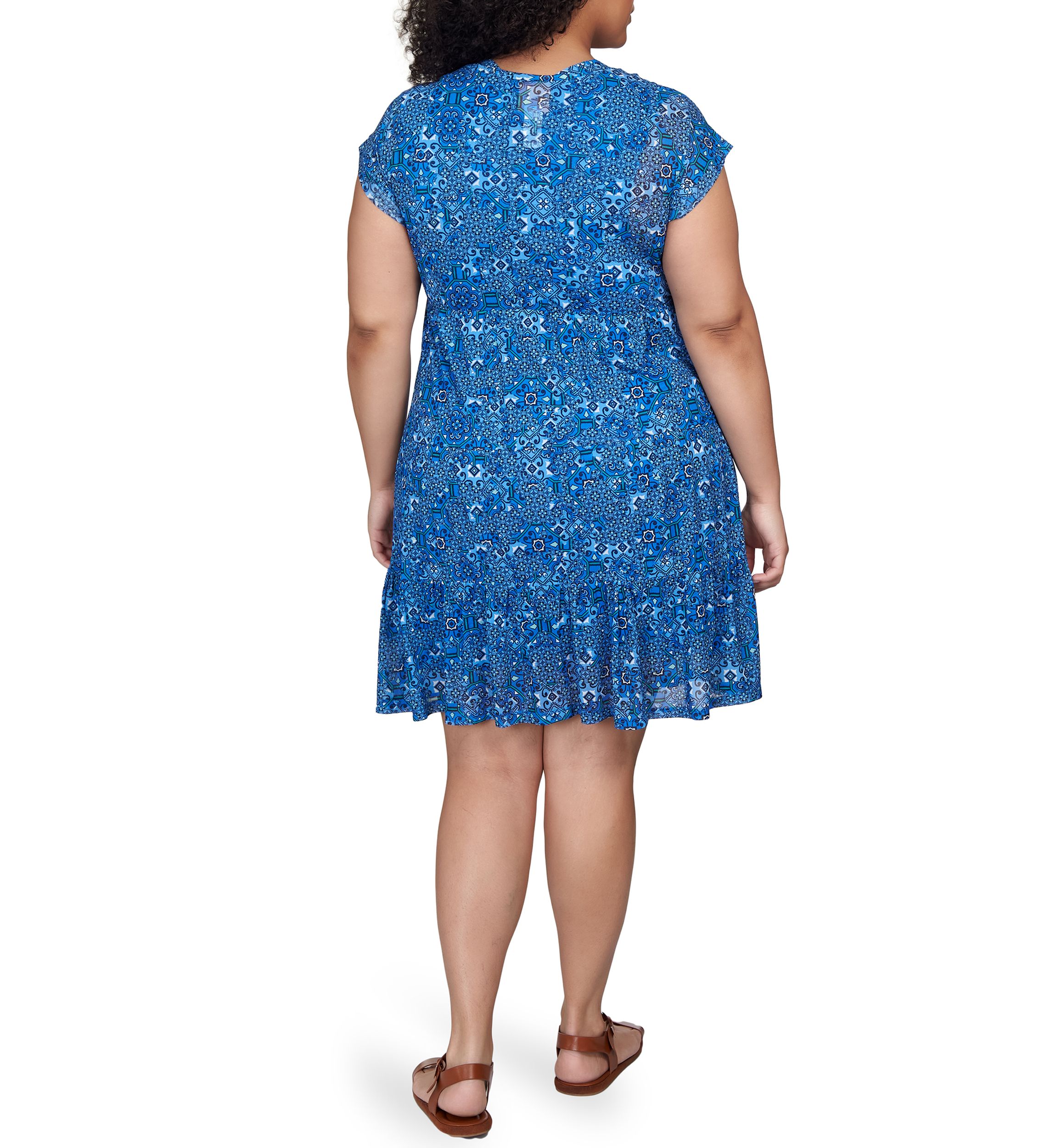 Womens Breezy Sheer Mesh Dress