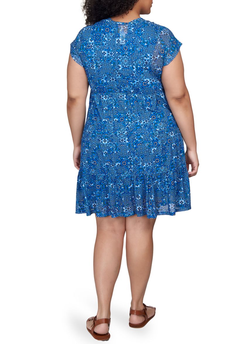Womens Breezy Sheer Mesh Dress