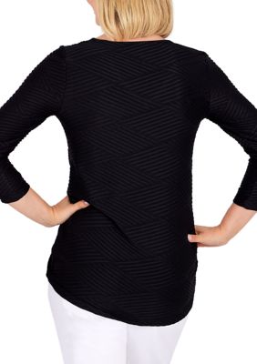 Women's Knit Ottoman Twist Top