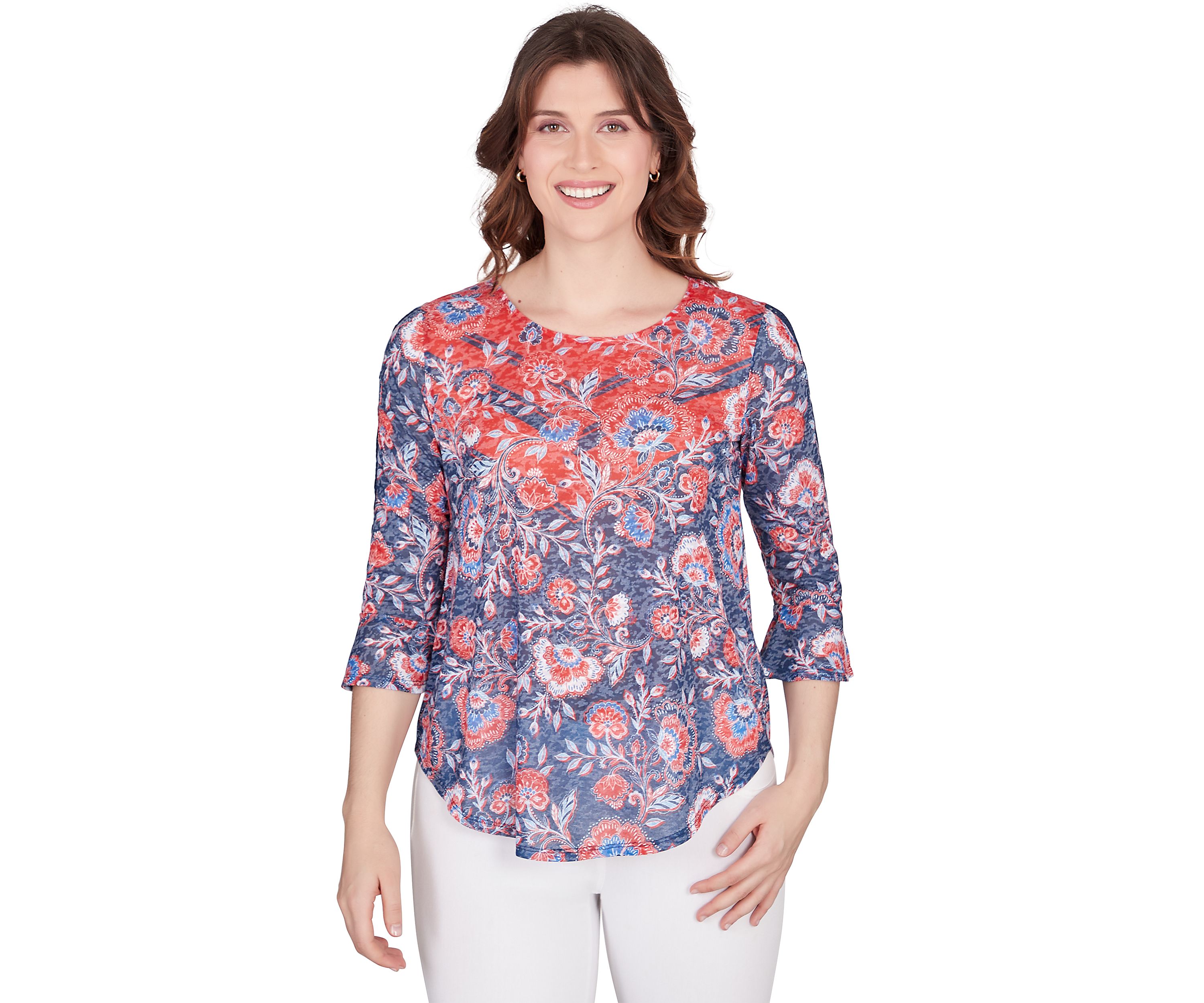 Womens Independence Chevron Top