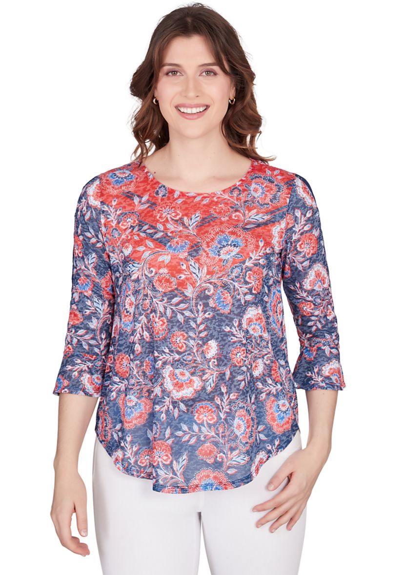 Womens Independence Chevron Top