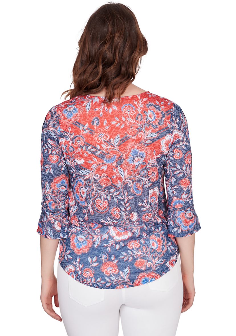 Womens Independence Chevron Top