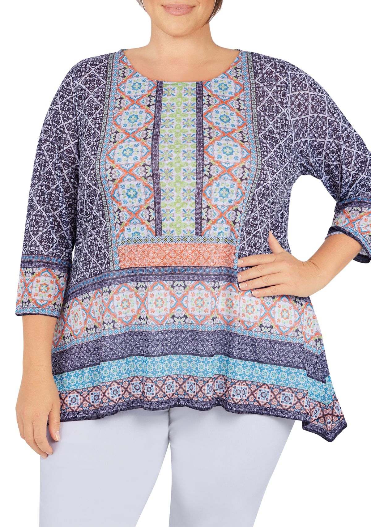 Plus Size Knit Santorini Top 