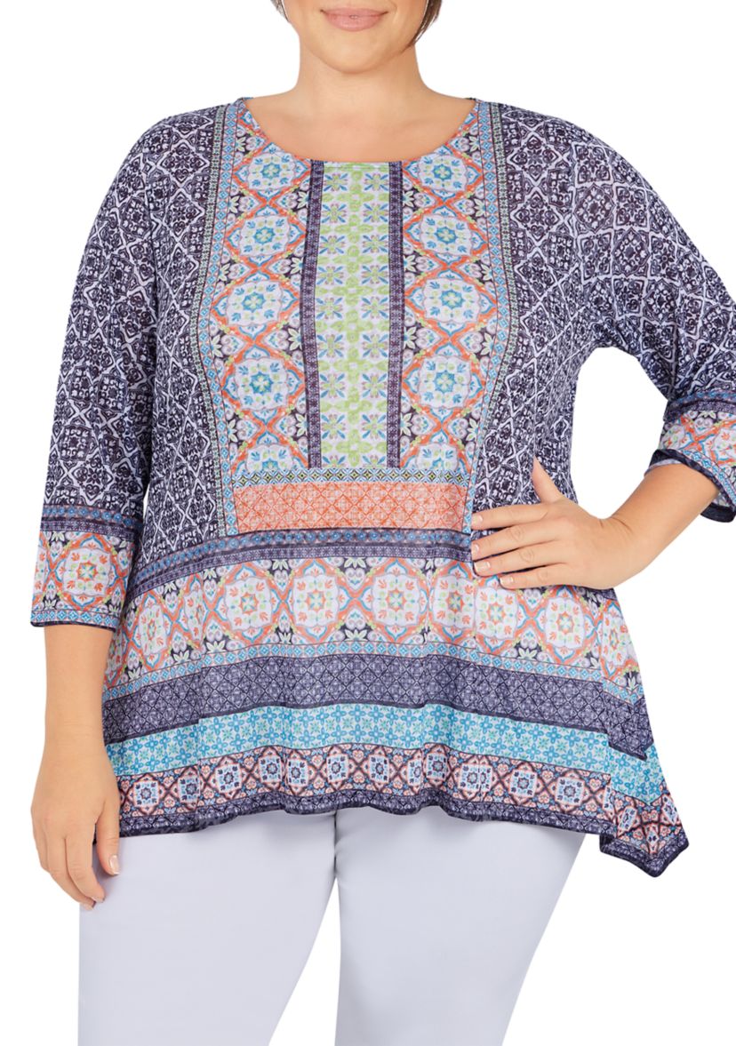 Plus Size Knit Santorini Top 