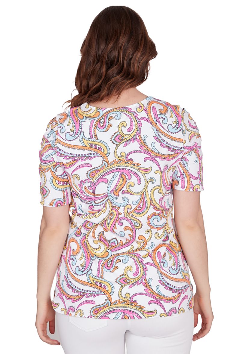Womens Paisley Top