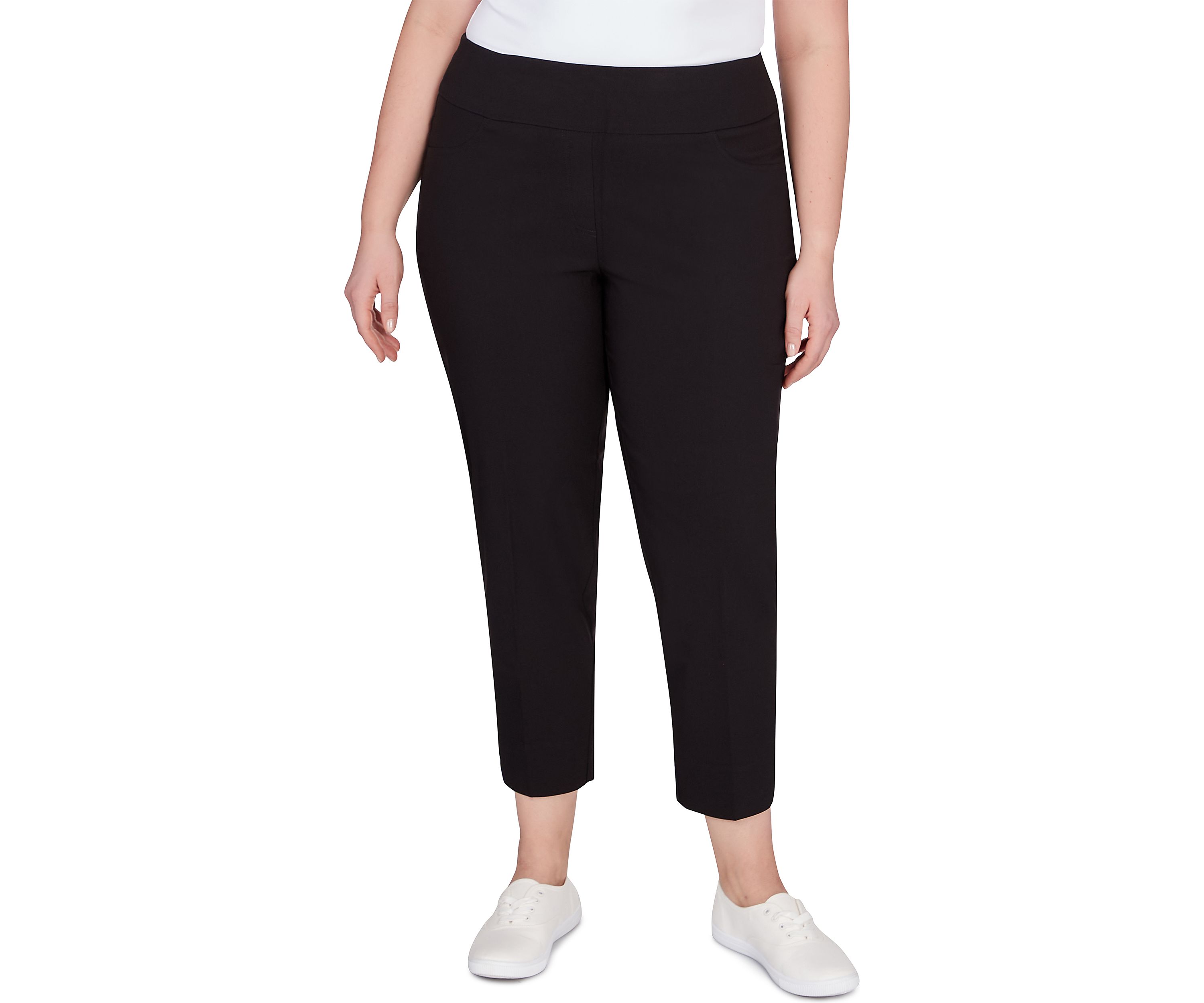 Plus Size Ankle Tech Pants