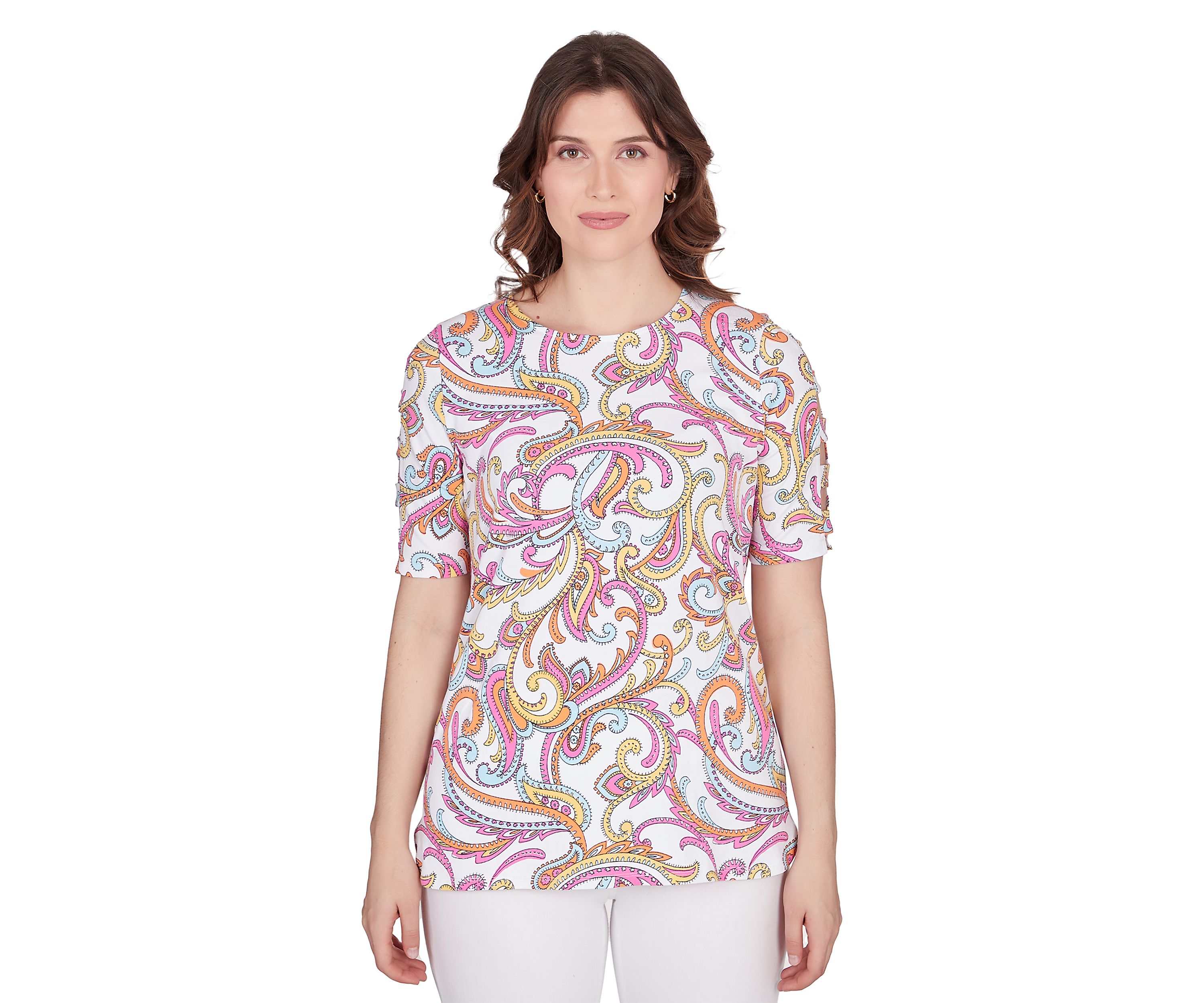 Petite Paisley Top