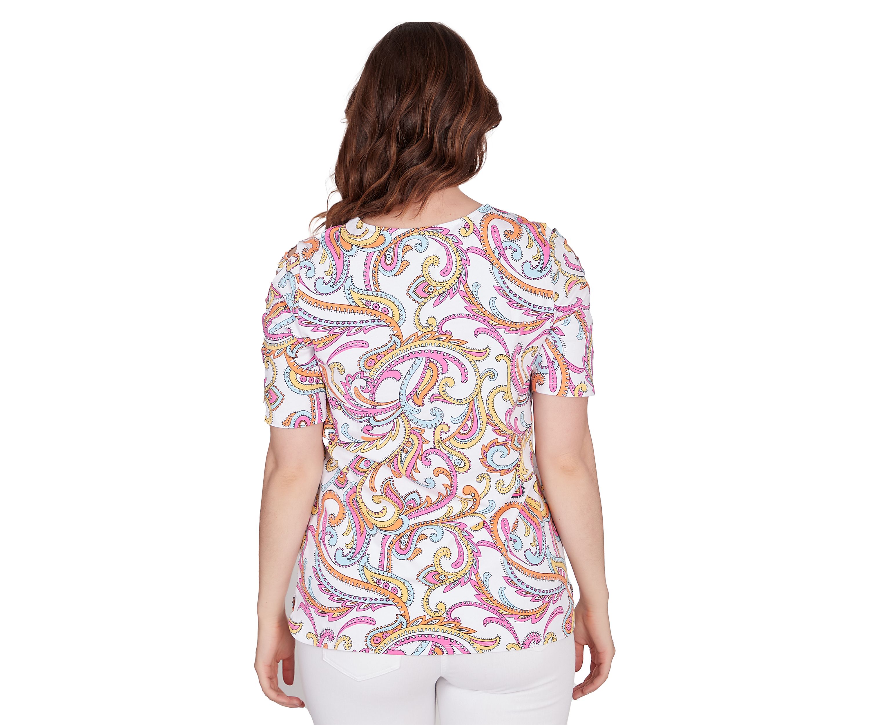 Petite Paisley Top