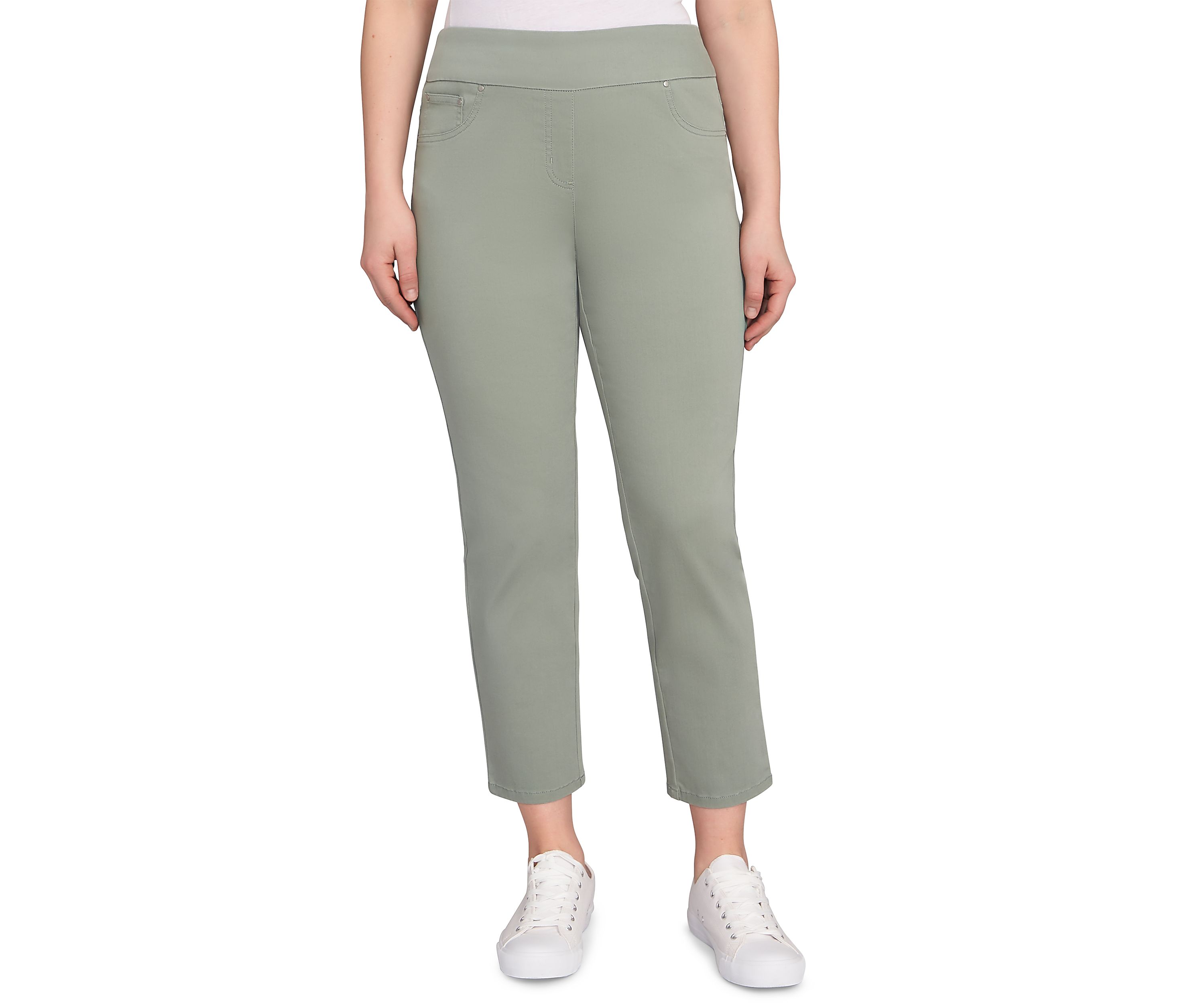 Soft Denim Faux Pocket Jeans