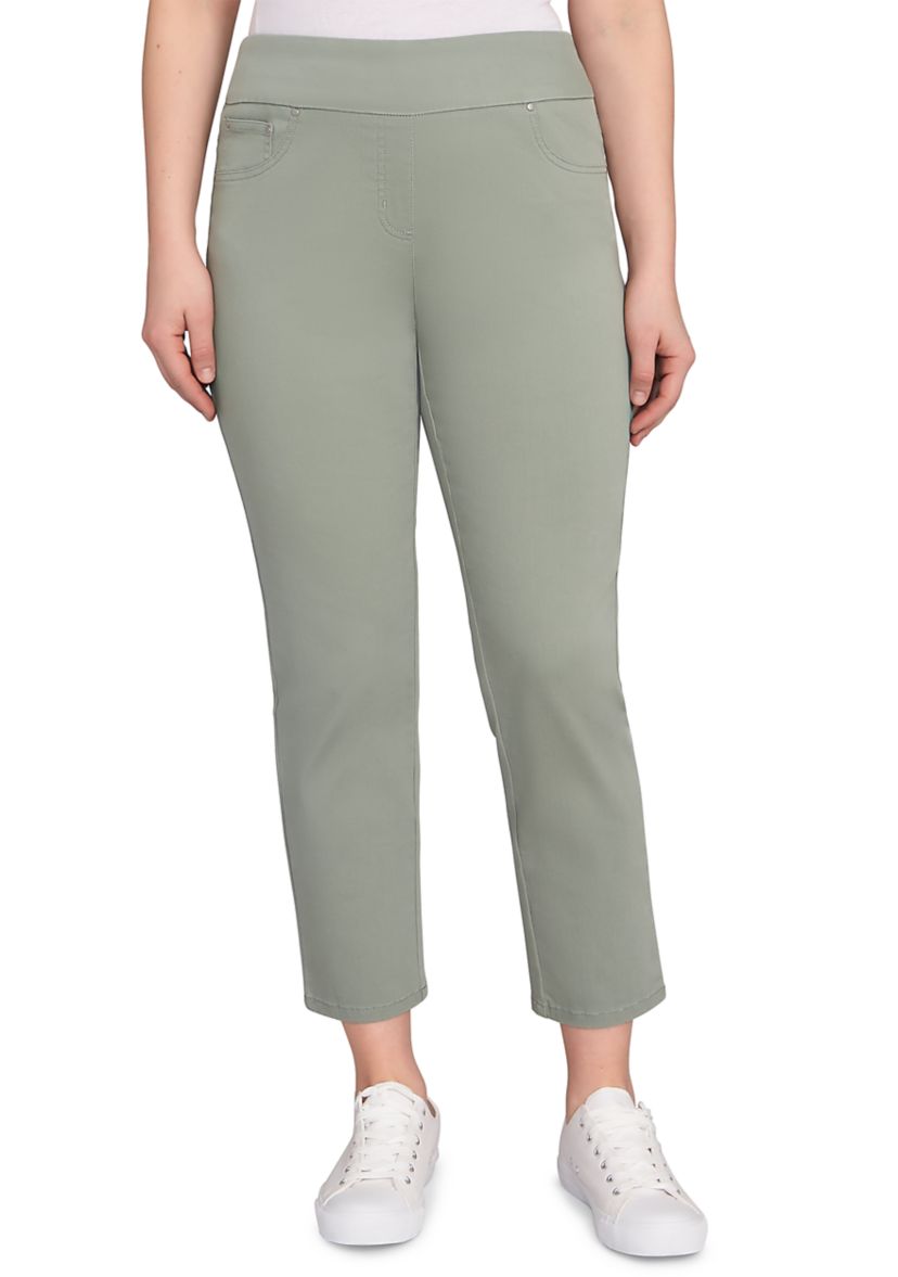 Soft Denim Faux Pocket Jeans