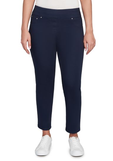 Soft Denim Faux Pocket Jeans