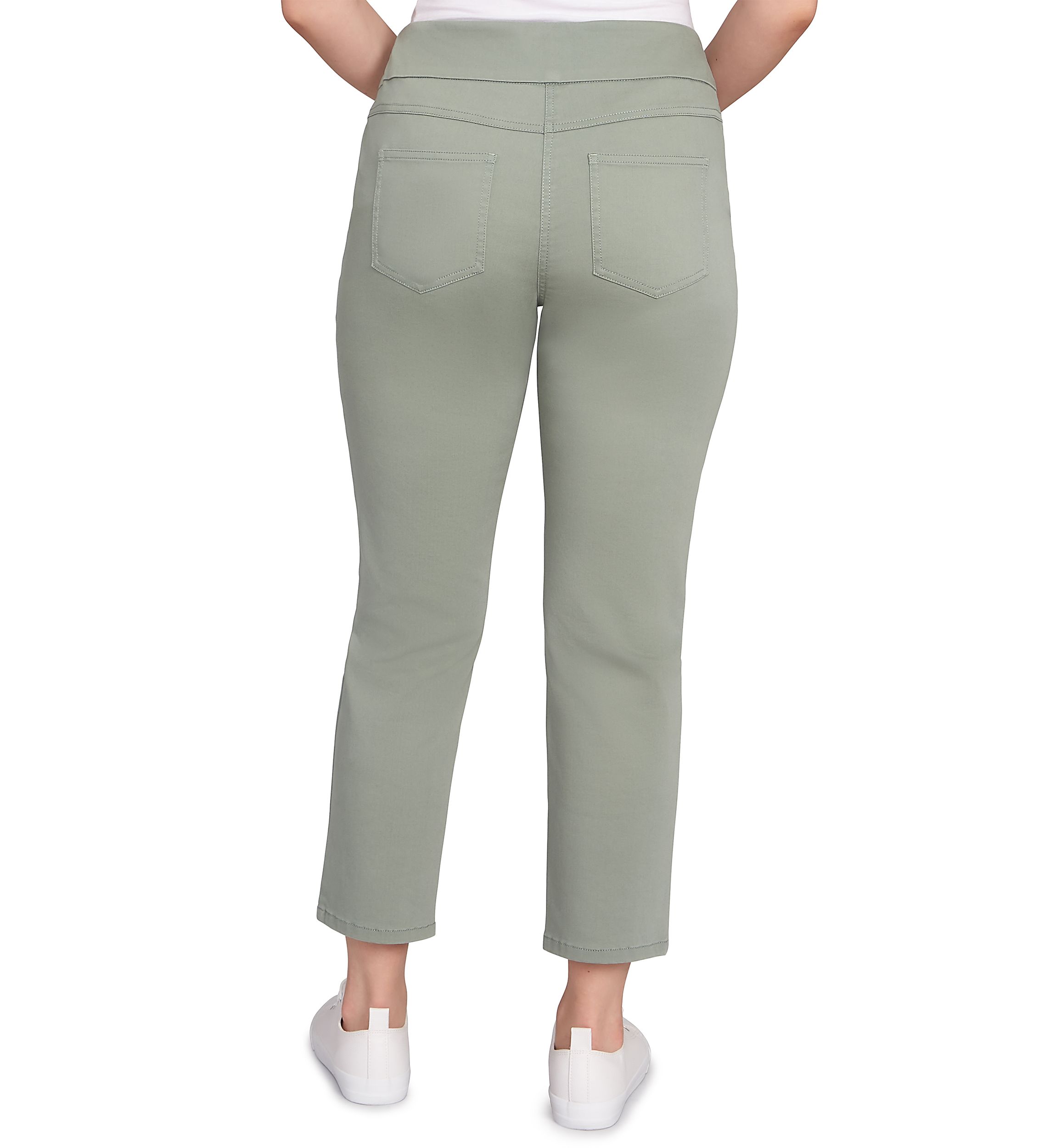 Soft Denim Faux Pocket Jeans