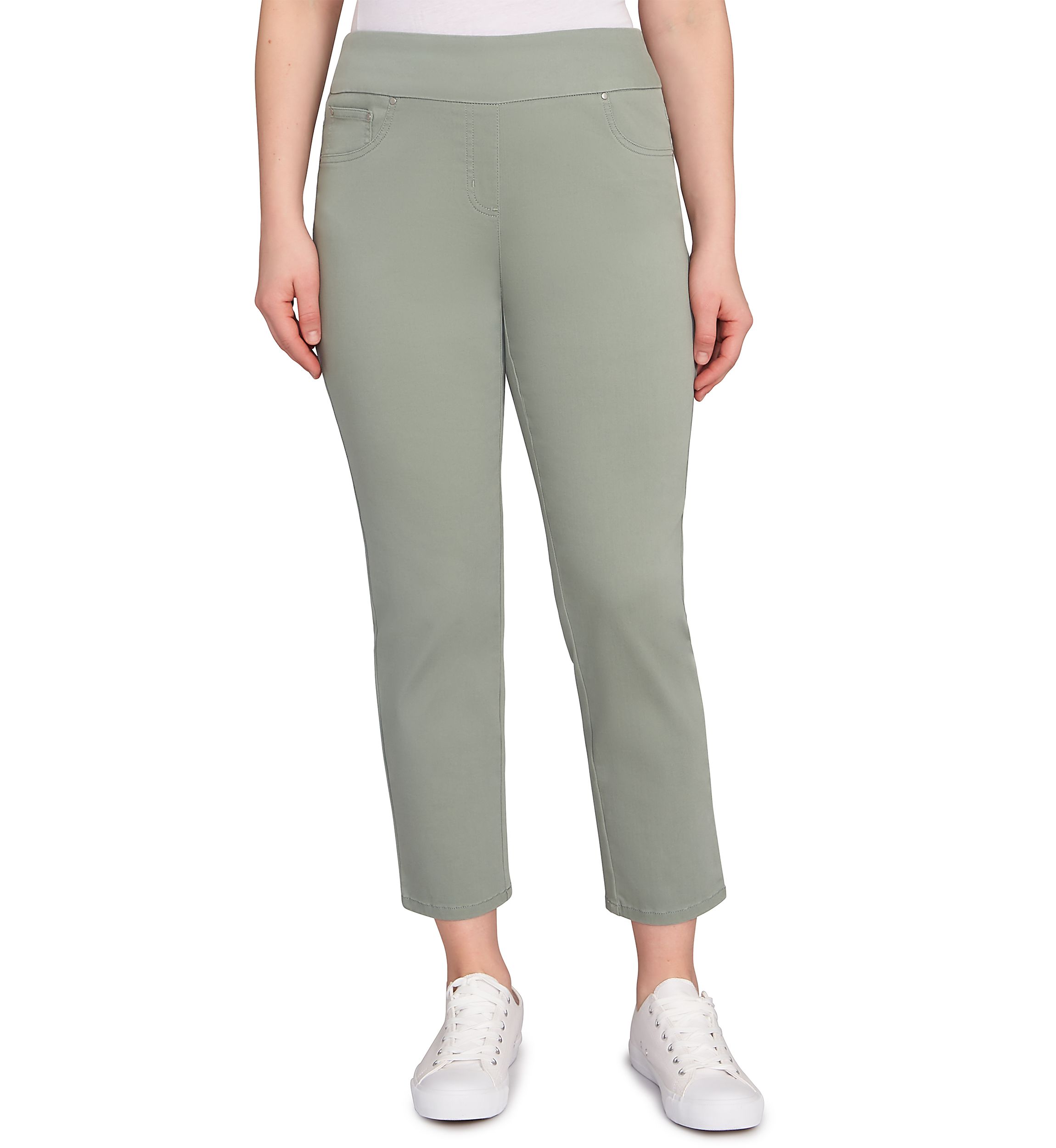 Petite Soft Denim Faux Pocket Jeans