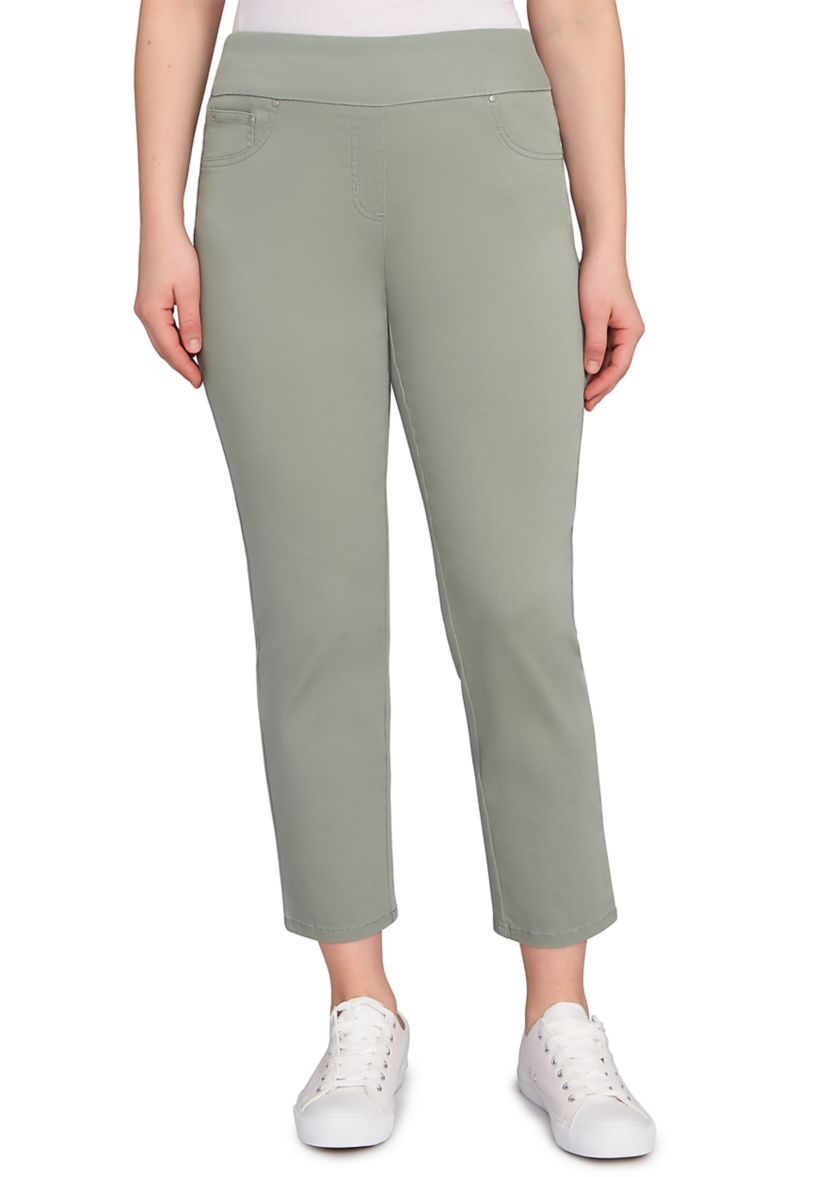 Petite Soft Denim Faux Pocket Jeans
