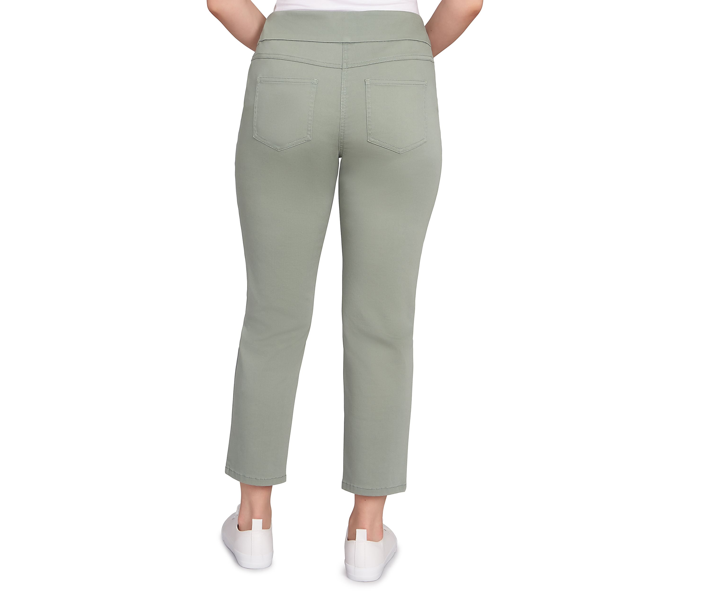 Petite Soft Denim Faux Pocket Jeans