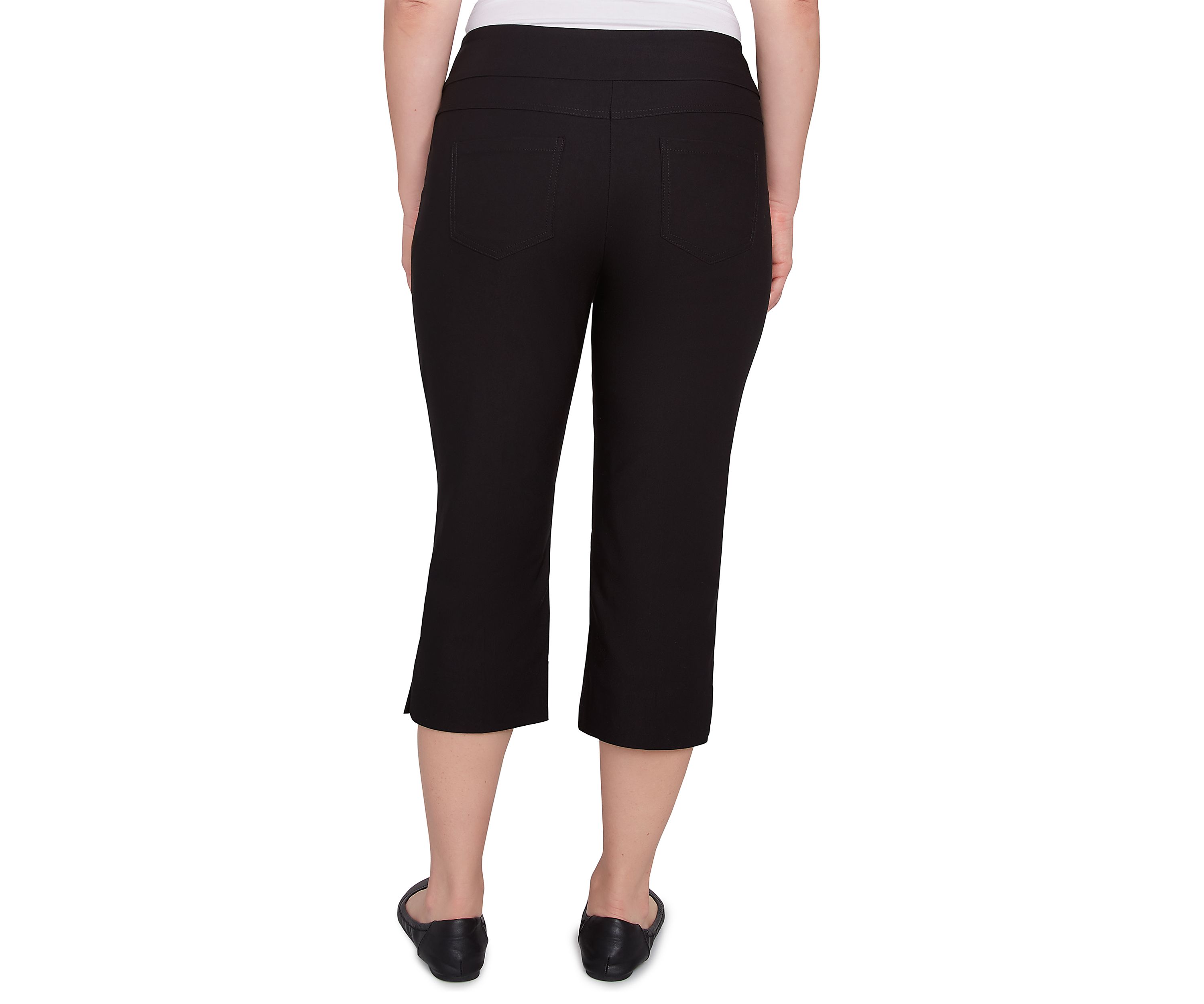 Womens Silky Tech Pull On Capri Pants