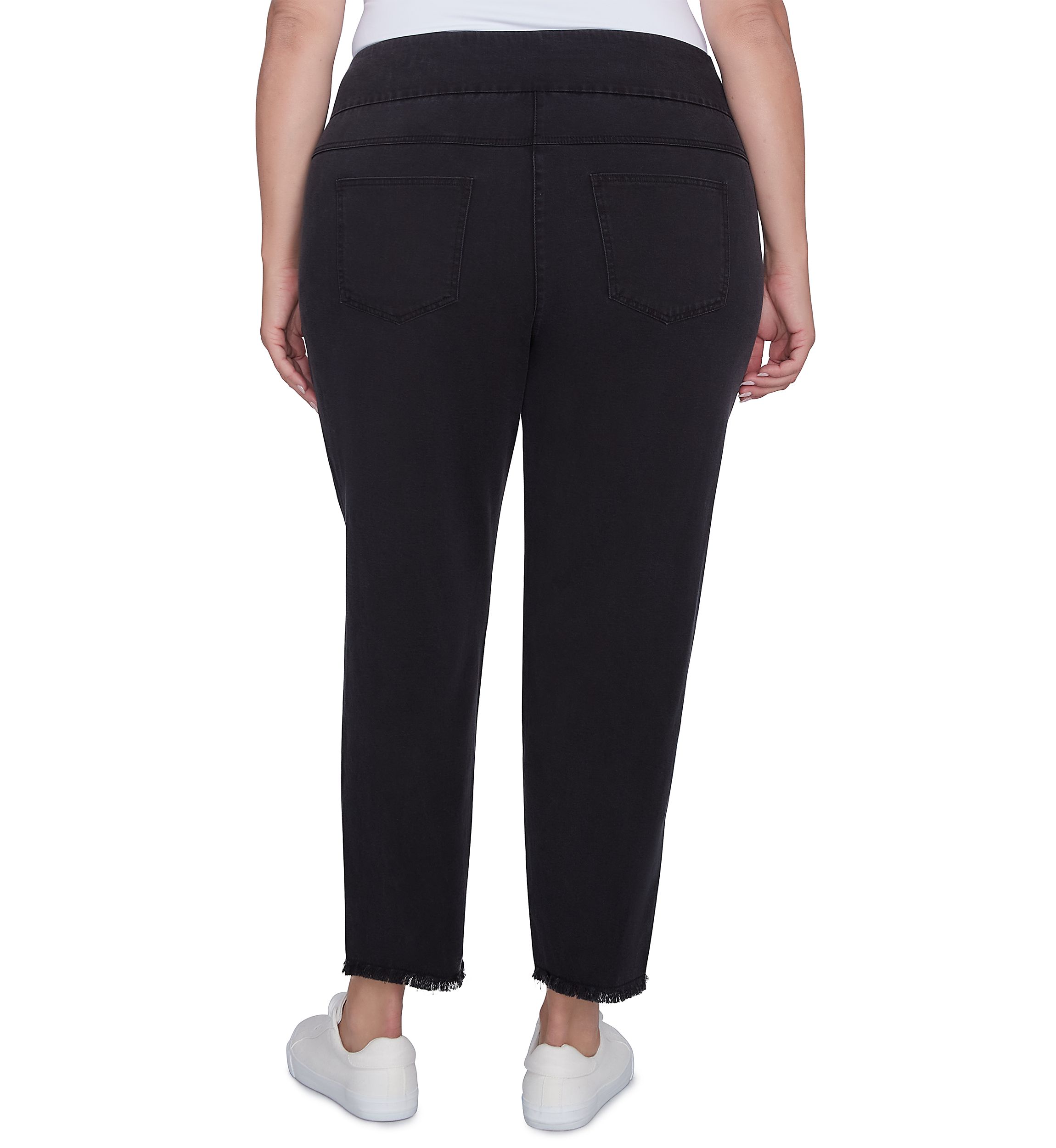 Plus Size Super Soft Stretch Ankle Jeans